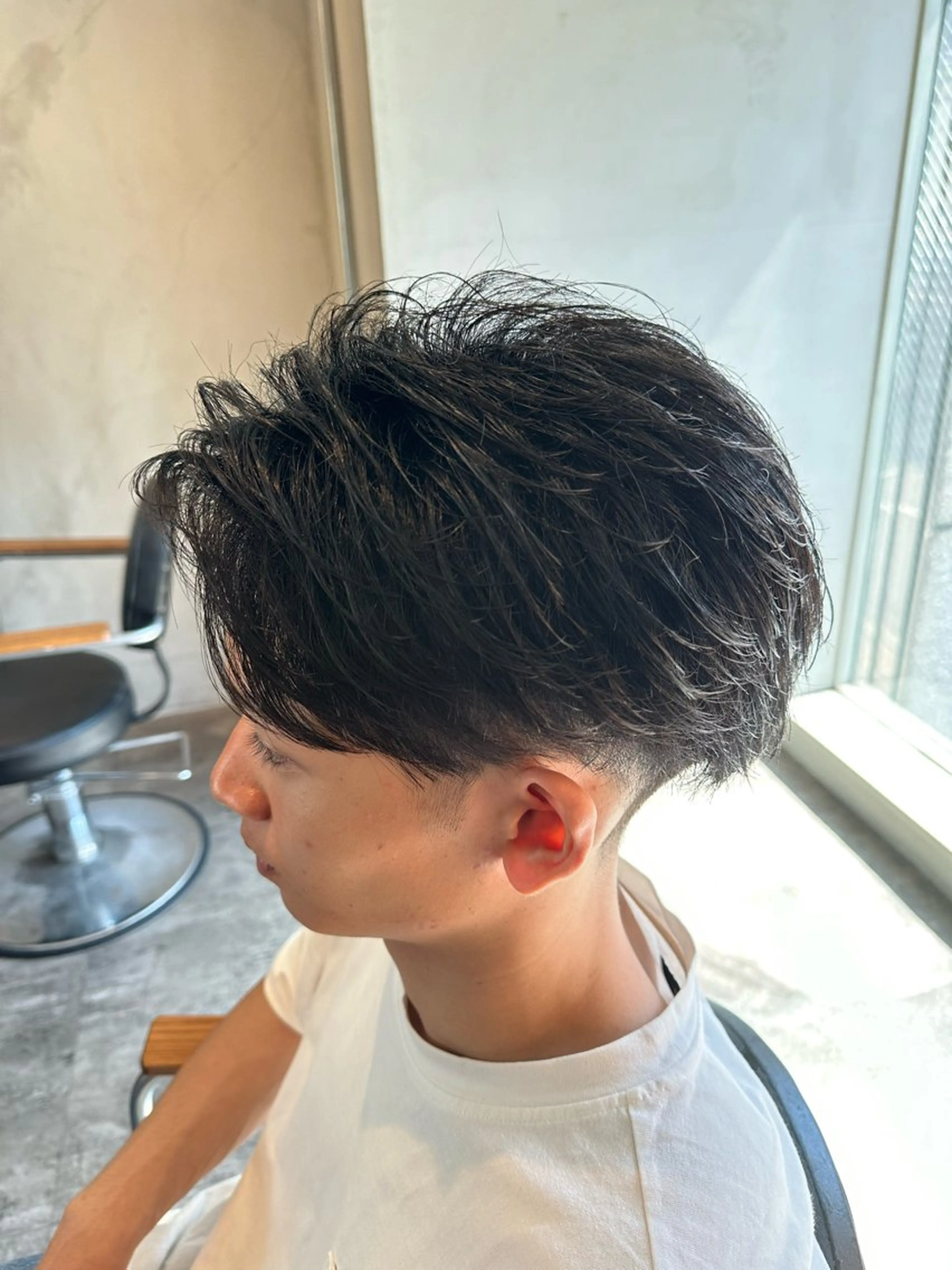 メンズ メンズパーマ カット パーマ ヘアセット 心斎橋本町メンズ 美容師ユースケのヘアスタイル