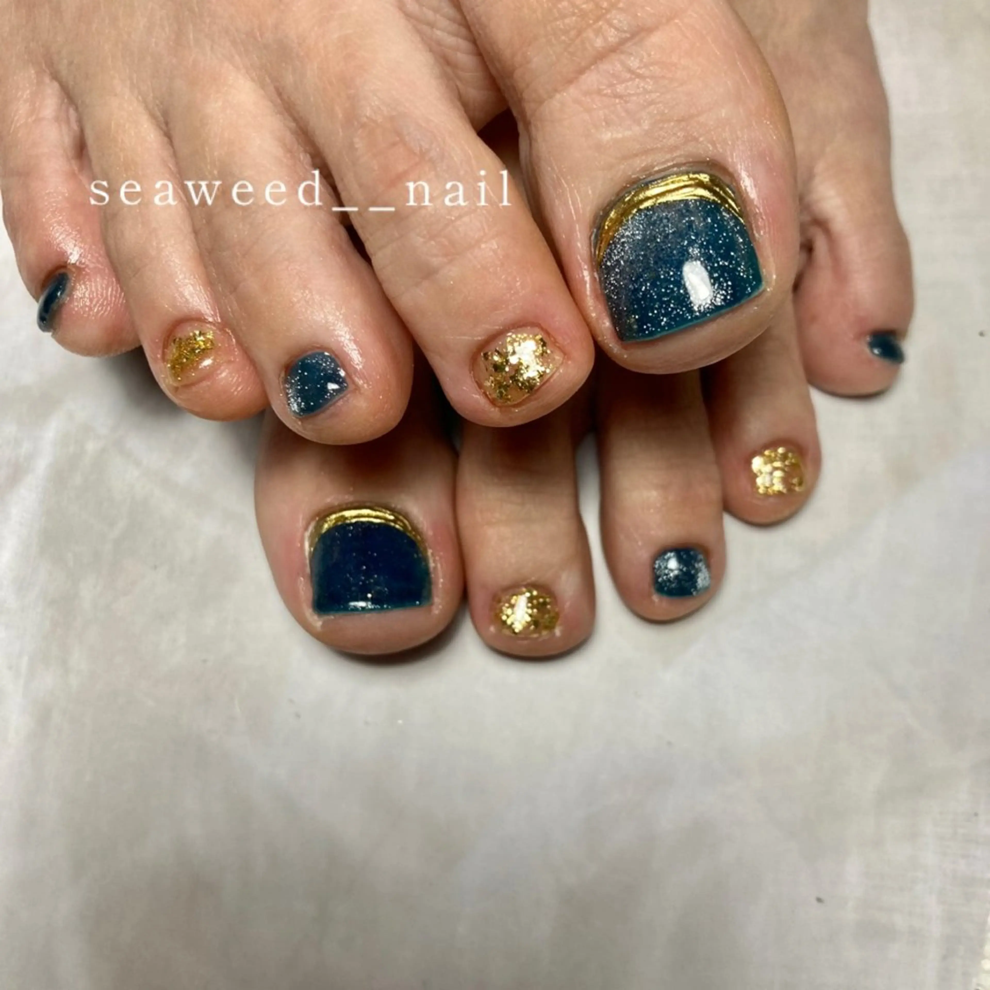 ネイル フットネイル seaweed nailのネイルデザイン