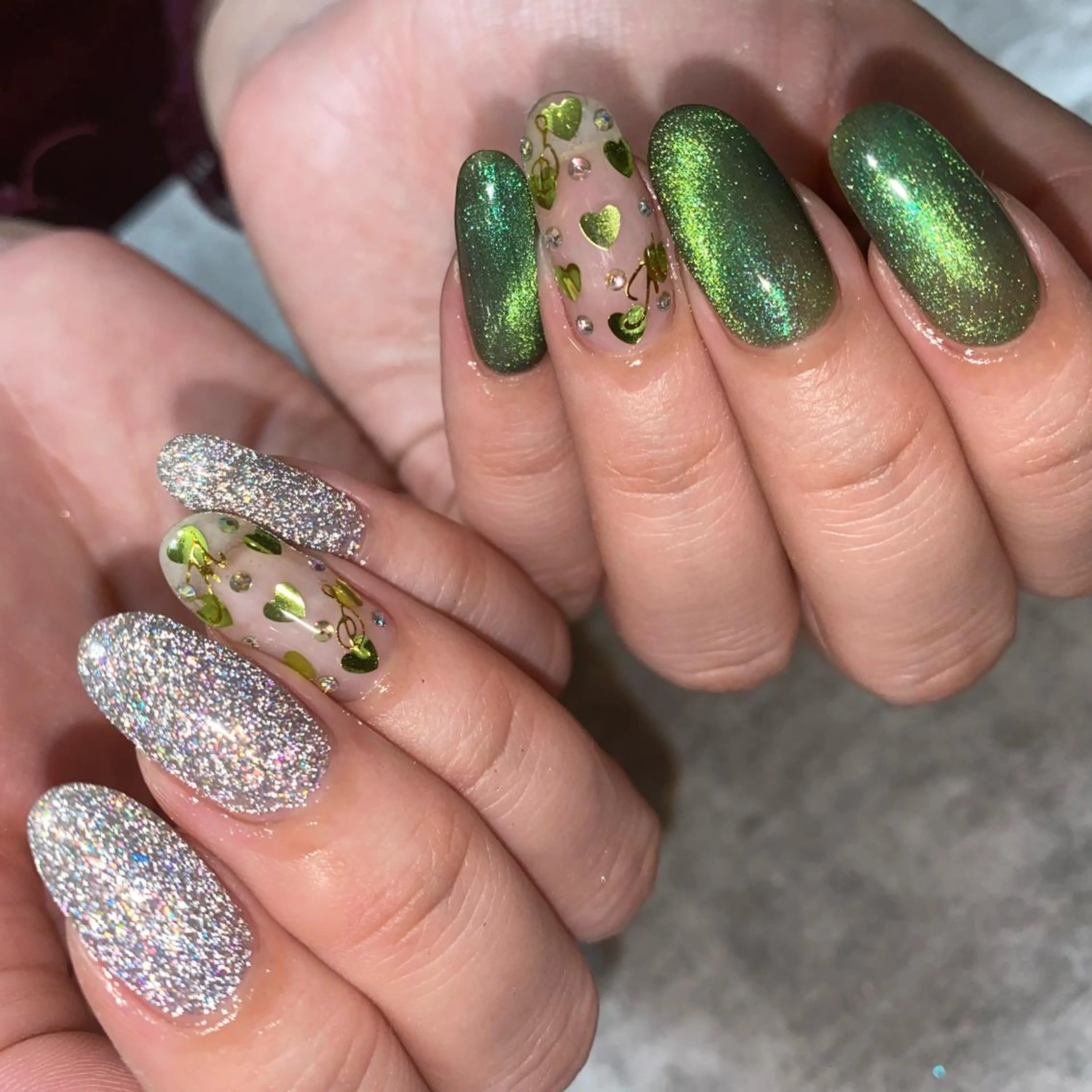 ネイル フラッシュネイル マグネットネイル ハンドネイル yuki nail...のネイルデザイン