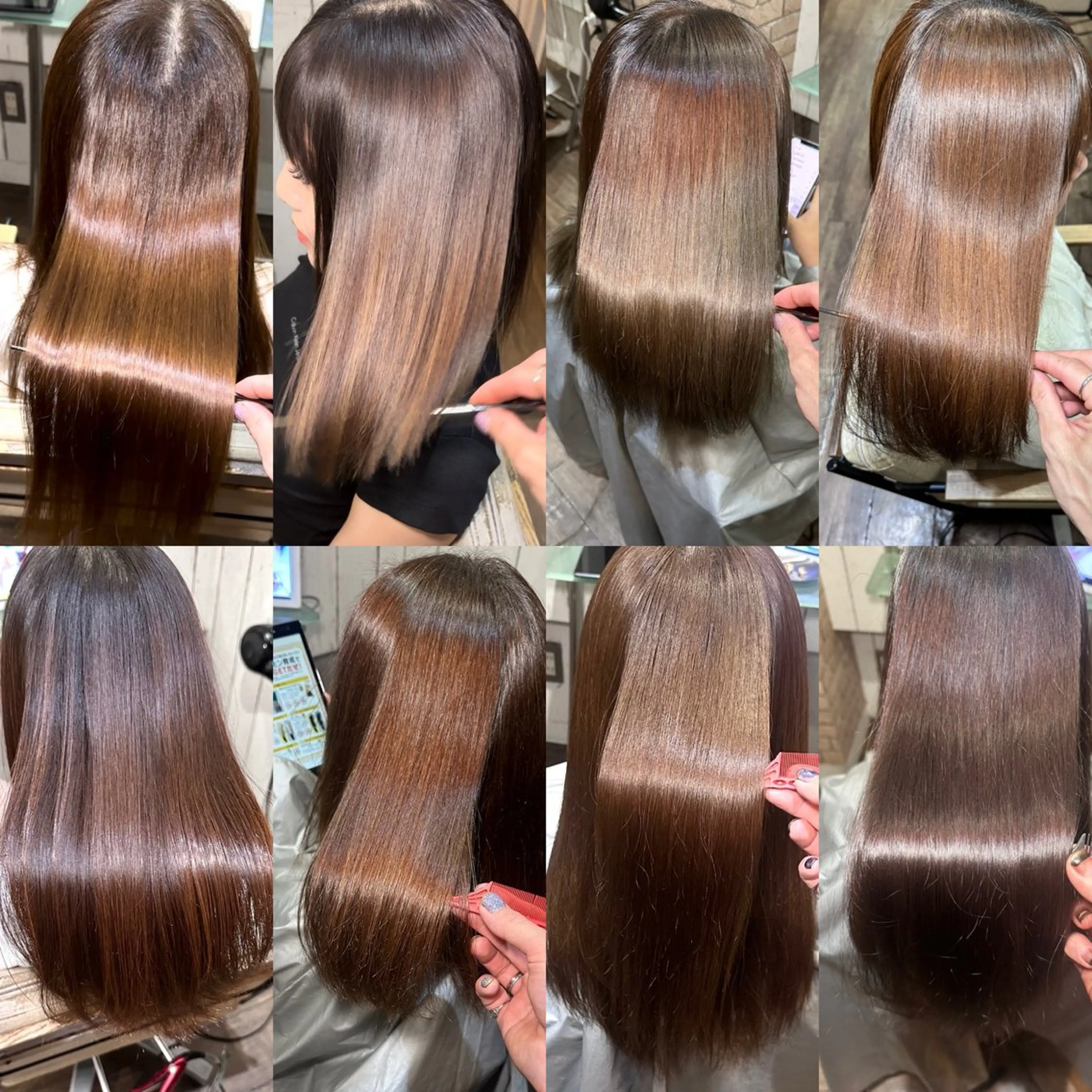 ロング カラー ヘアアレンジ カット 縮毛矯正 トリートメント MiU所属・髪質改善×レイヤー で理想のツヤ髪のヘアスタイル
