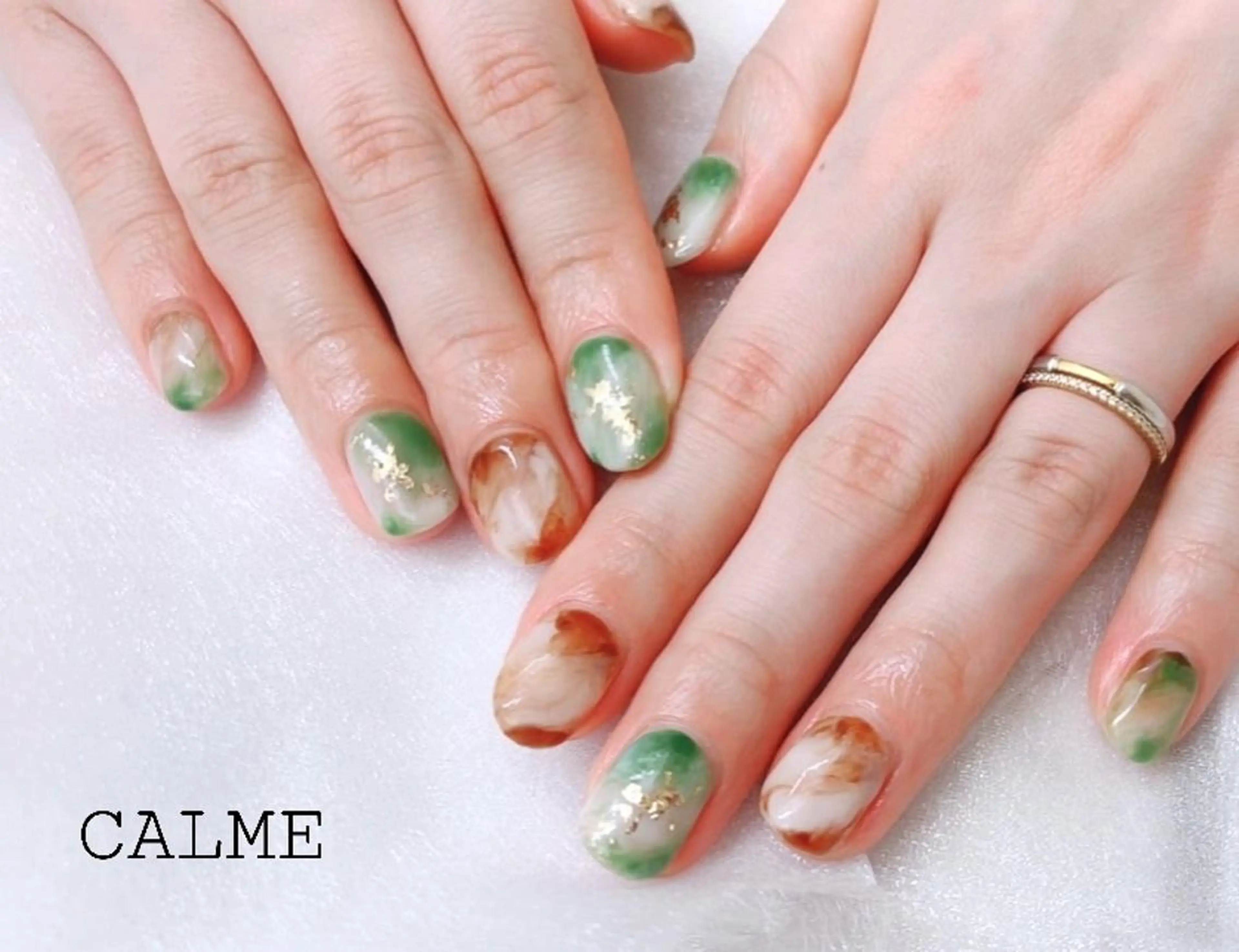 ネイル 持ち込み バレンタイン CALME ♡のネイルデザイン