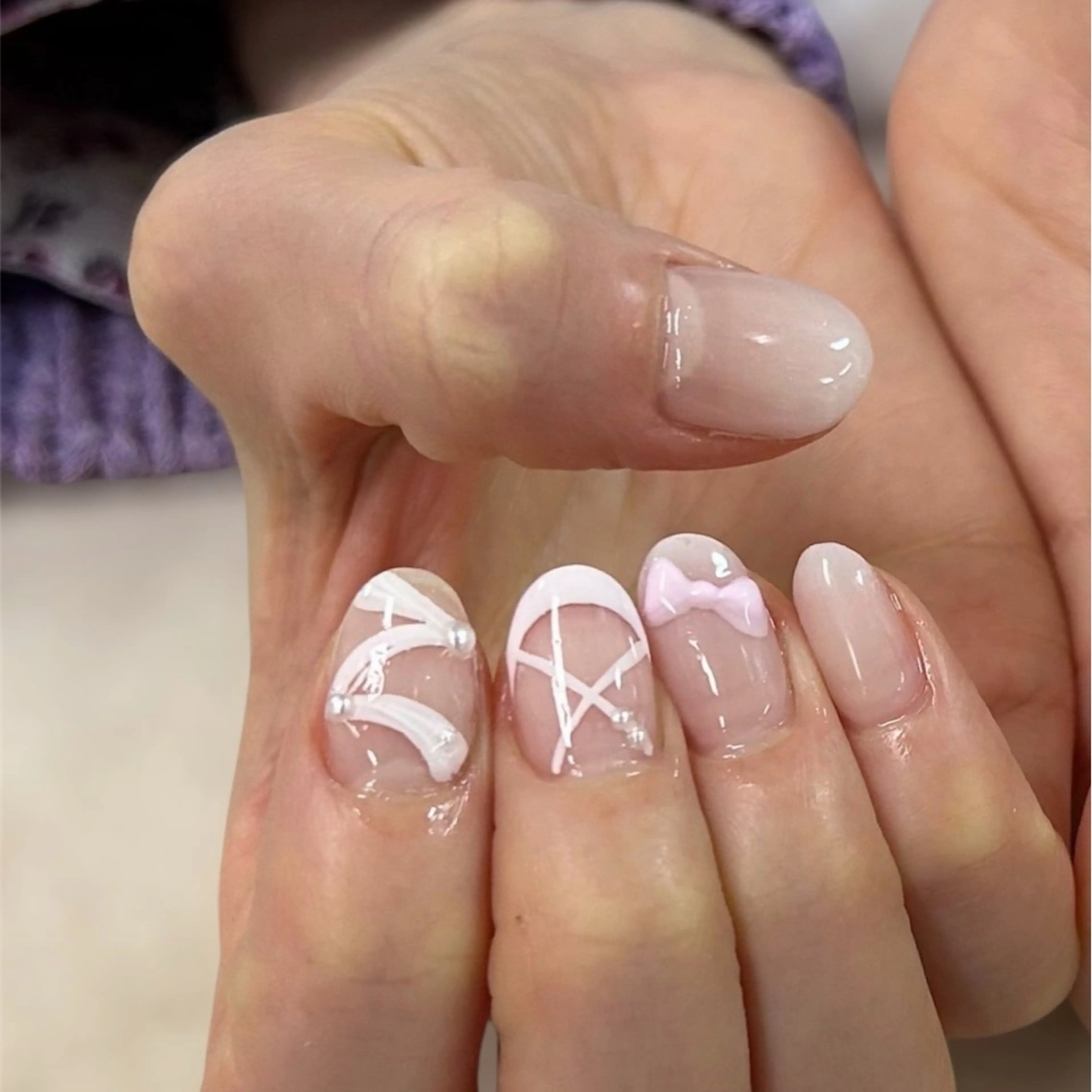 ネイル ハンドネイル アトリエ　ミモザ所属・いまむら あかりのネイルデザイン