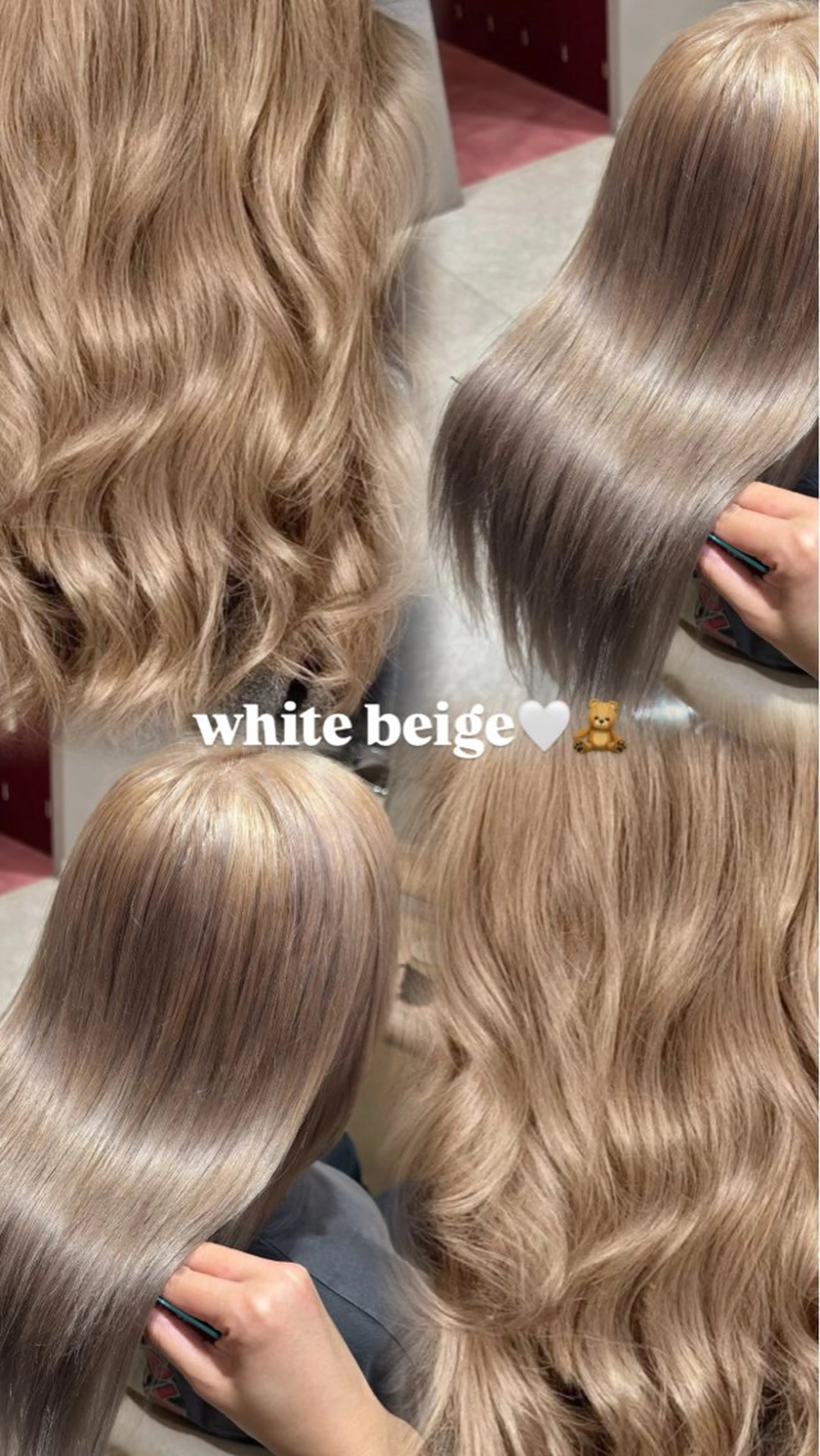 セミロング カラー カット ヘアカラー トリートメント 美髪／ツヤ髪 🍼Sana🍼のヘアスタイル