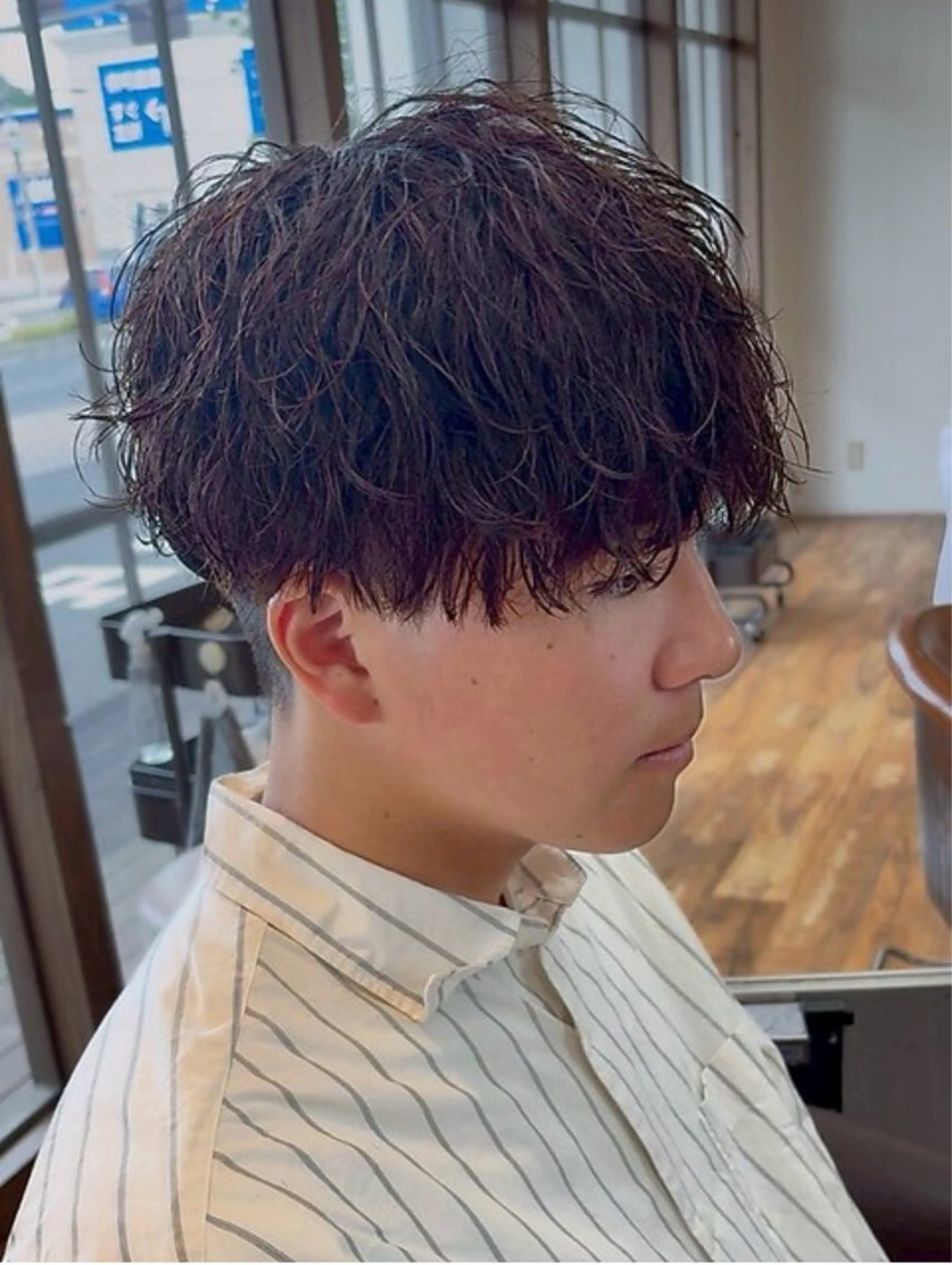 メンズカット＋カラーの写真