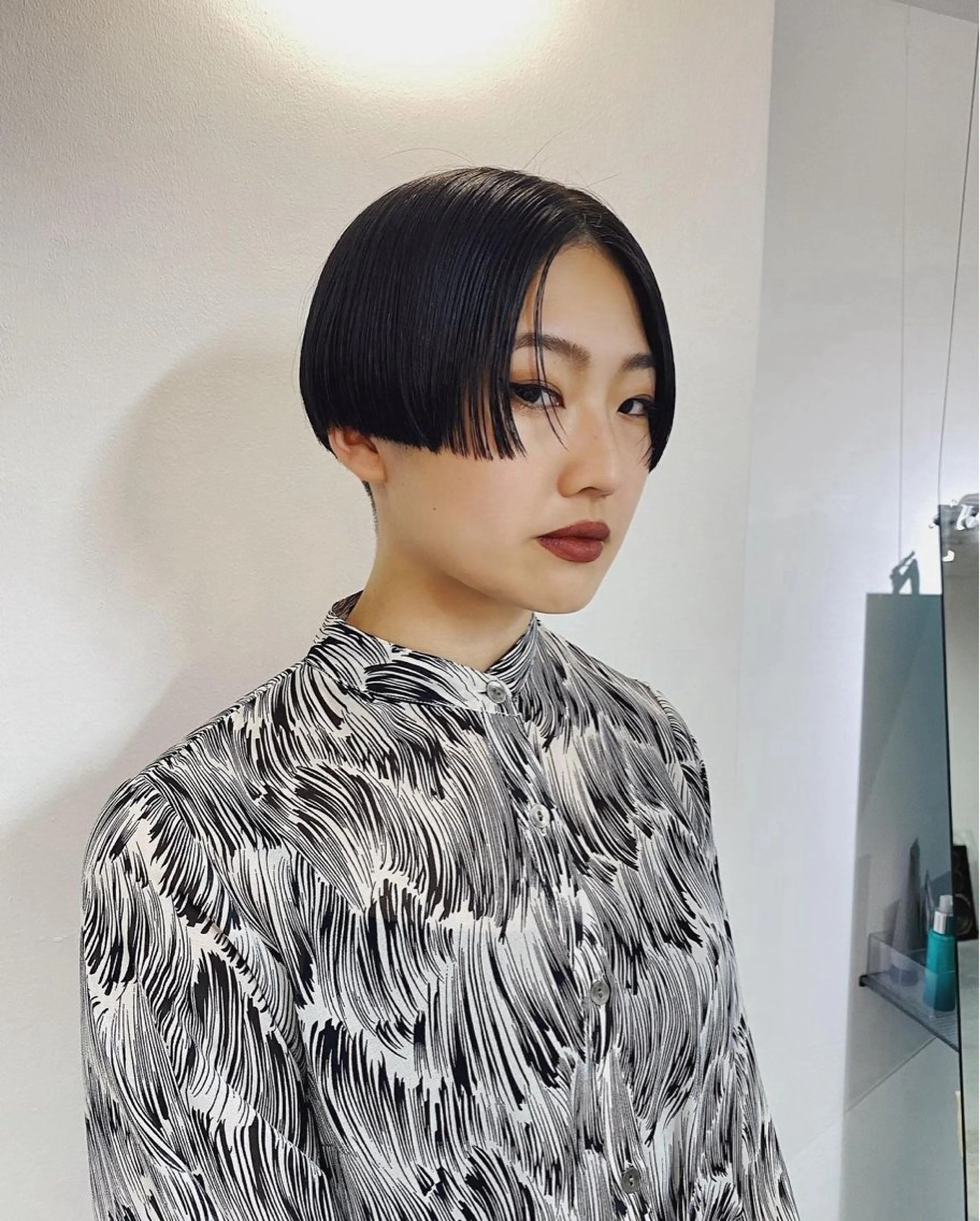 ショート ショートヘア ☆RUO☆/ハイトー ンBob/デザインのヘアスタイル