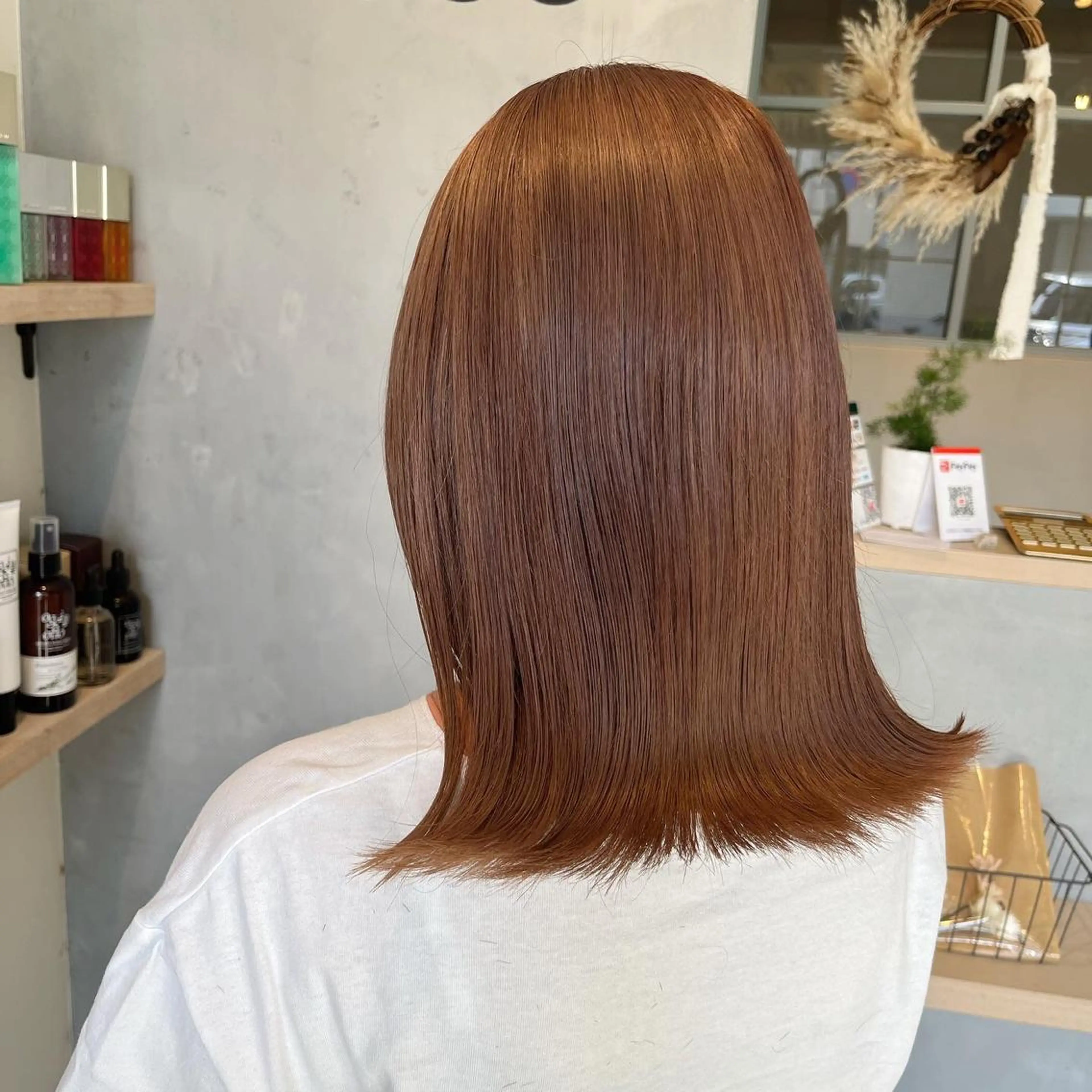ミディアム ヘアカラー mai ROCCOのヘアスタイル