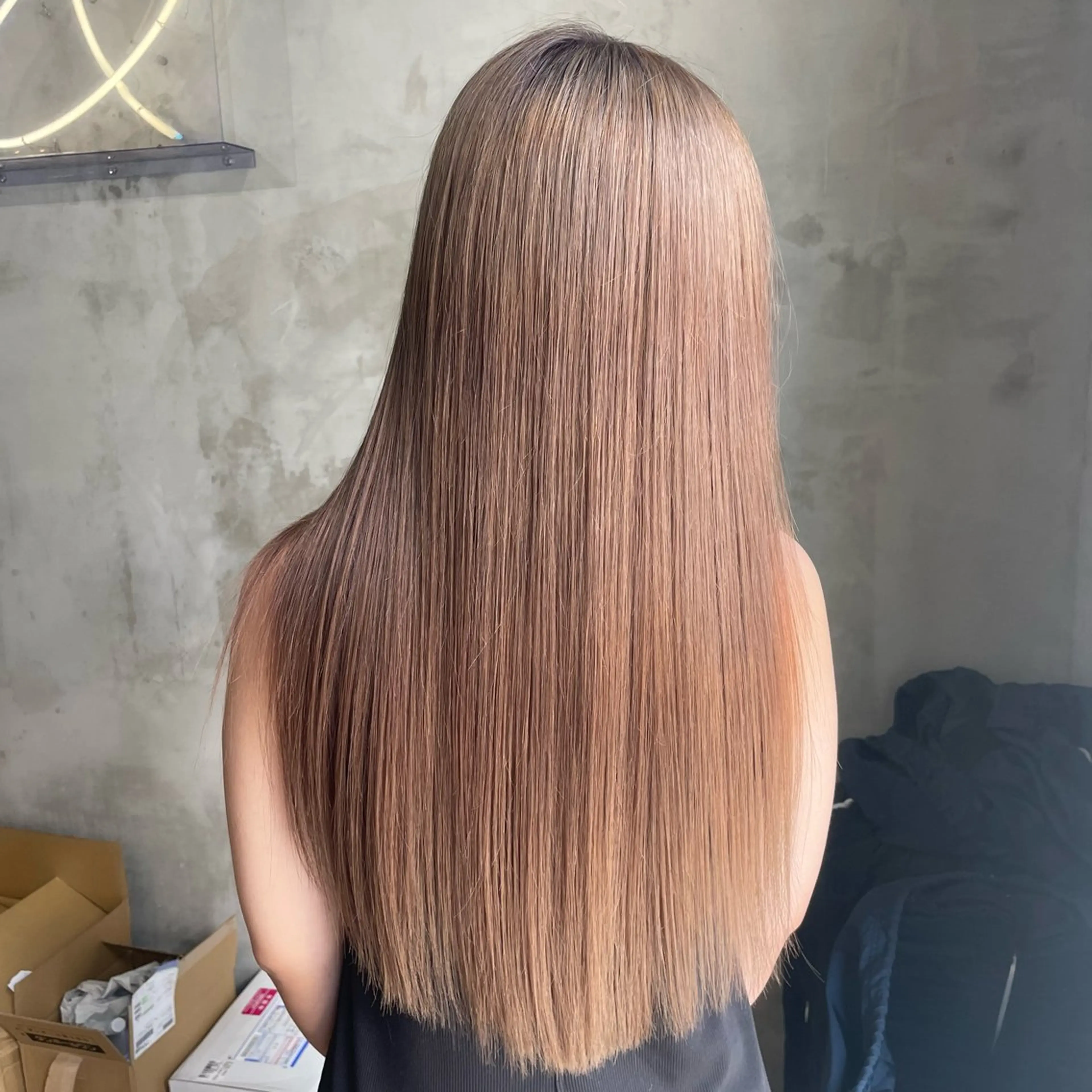 ロング カラー ヘアカラー トリートメント KOKO . 🐚 【高円寺】のヘアスタイル