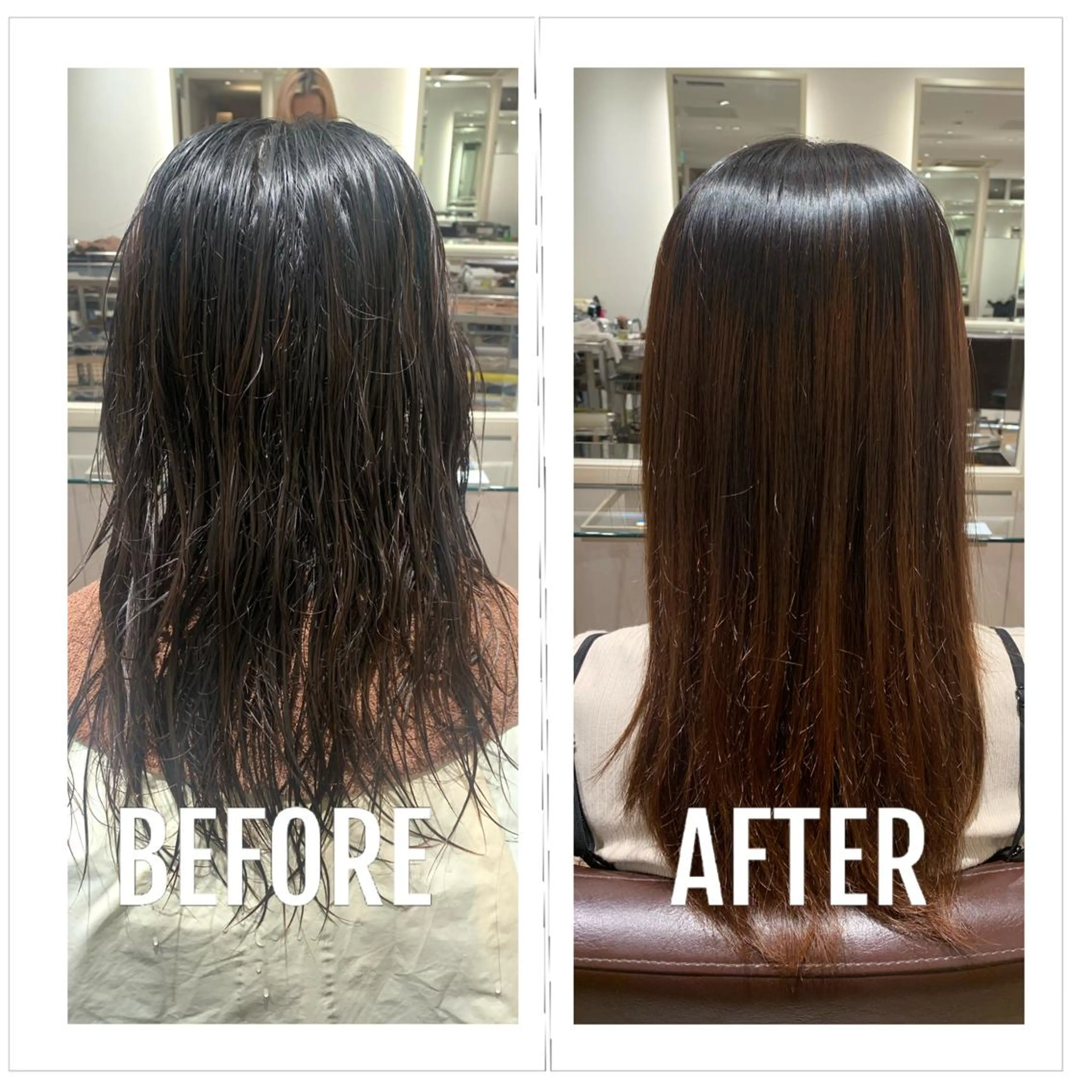 ロング 縮毛矯正 ごとう さなのヘアスタイル