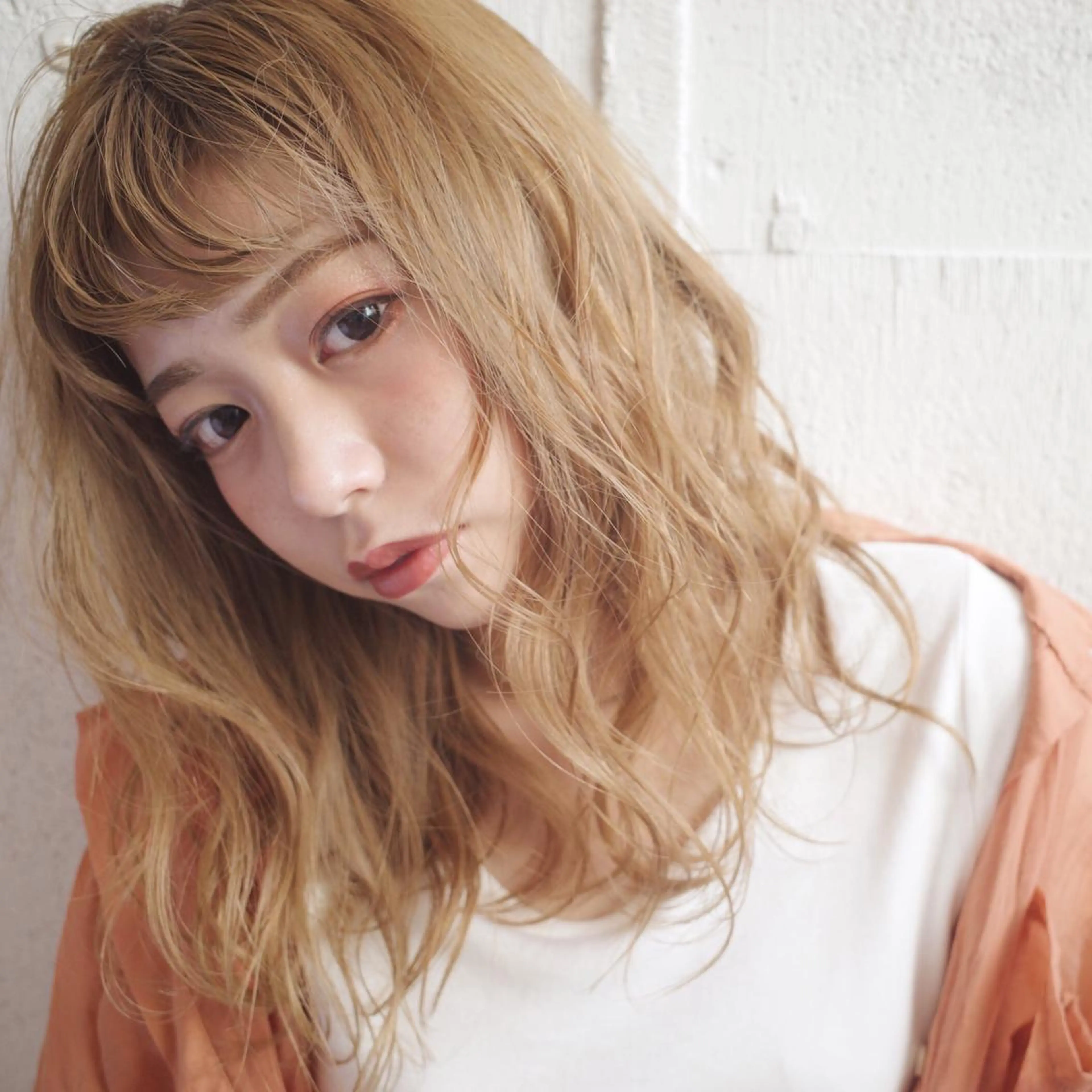 セミロング カラー ハイライトカラー ハイライト ciAo!所属・ふくだ りさ【ciAo!】のヘアスタイル