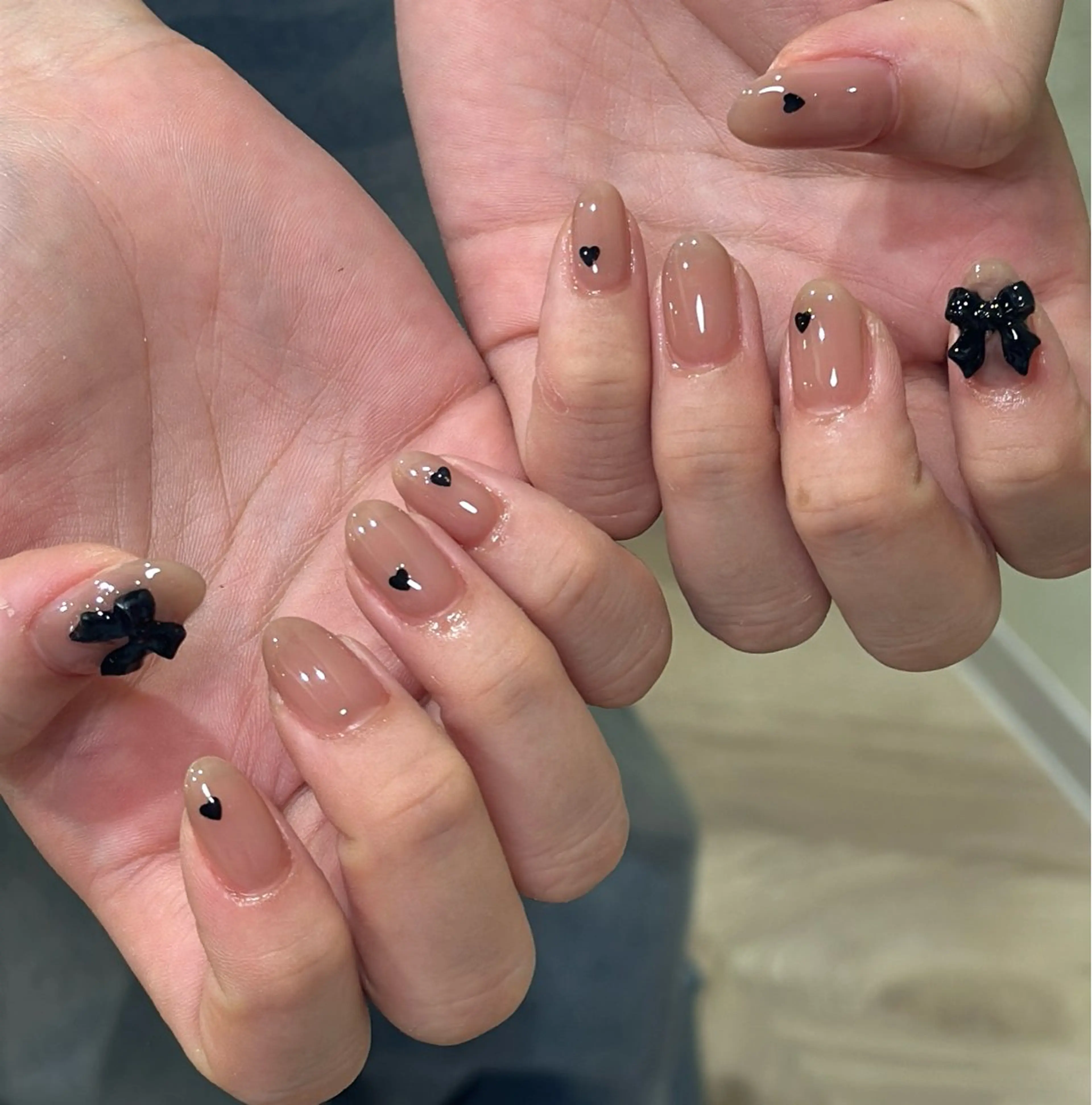 ネイル オフィスネイル ブライダルネイル 冬ネイル ハンドネイル NutNut 原宿/北参道【ナットナット】所属・清水 夏澪のネイルデザイン