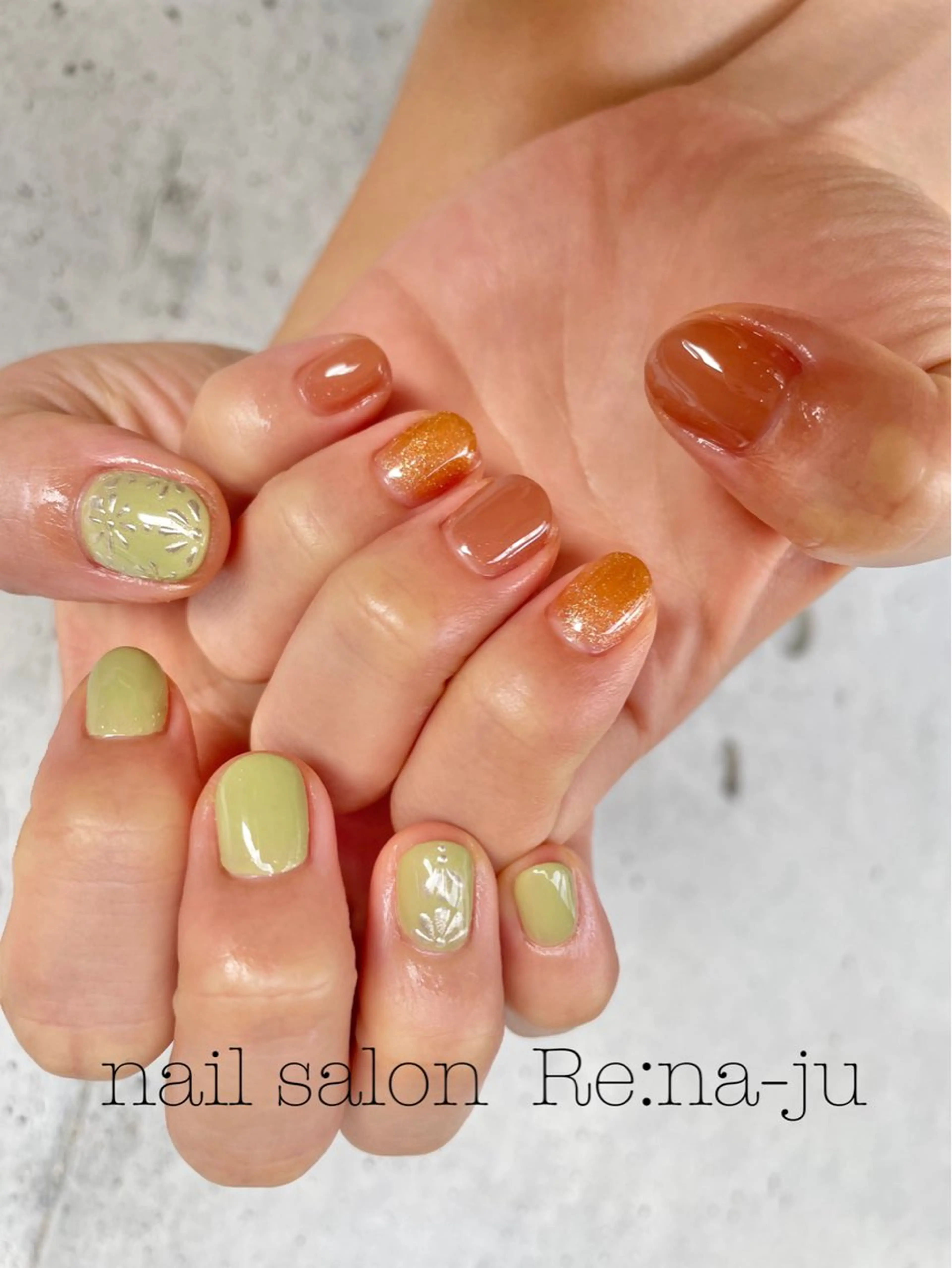 ネイル 持ち込み nail salon Re:na-juのネイルデザイン