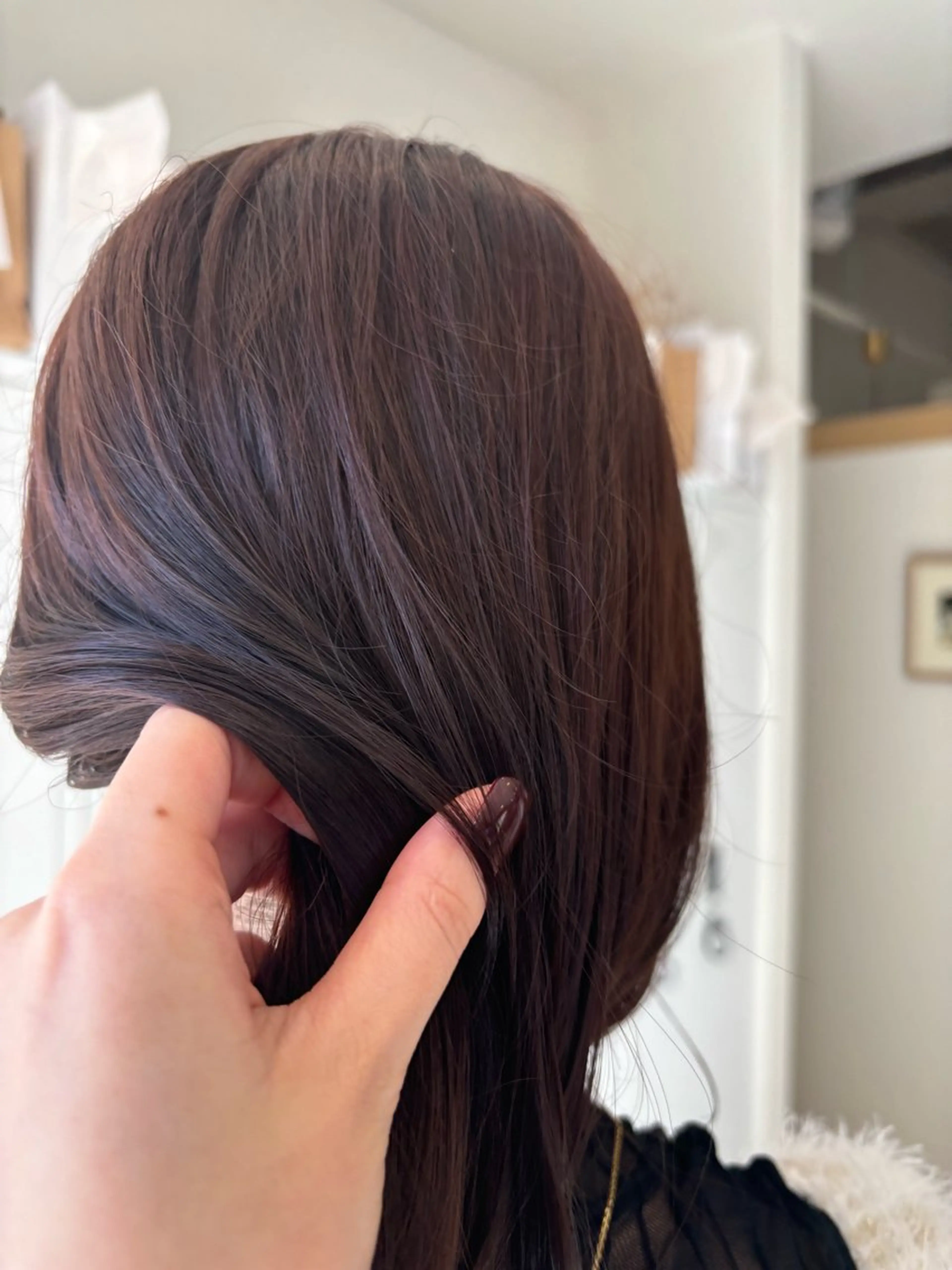 カラー 竹俣 千夏のヘアスタイル