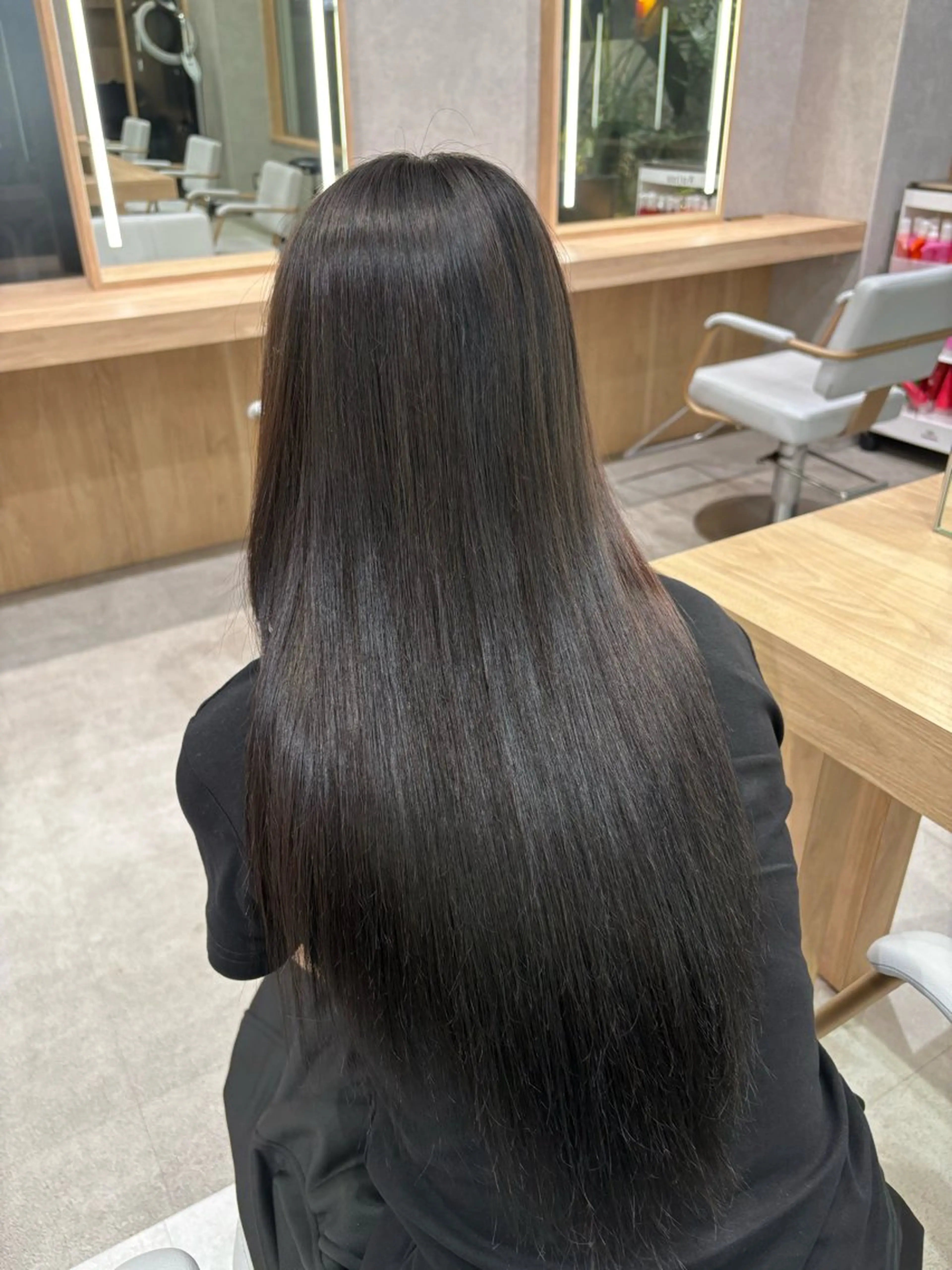 ロング ヘアカラー ブリーチなしカラー/ 縮毛矯正🍓kaeのヘアスタイル