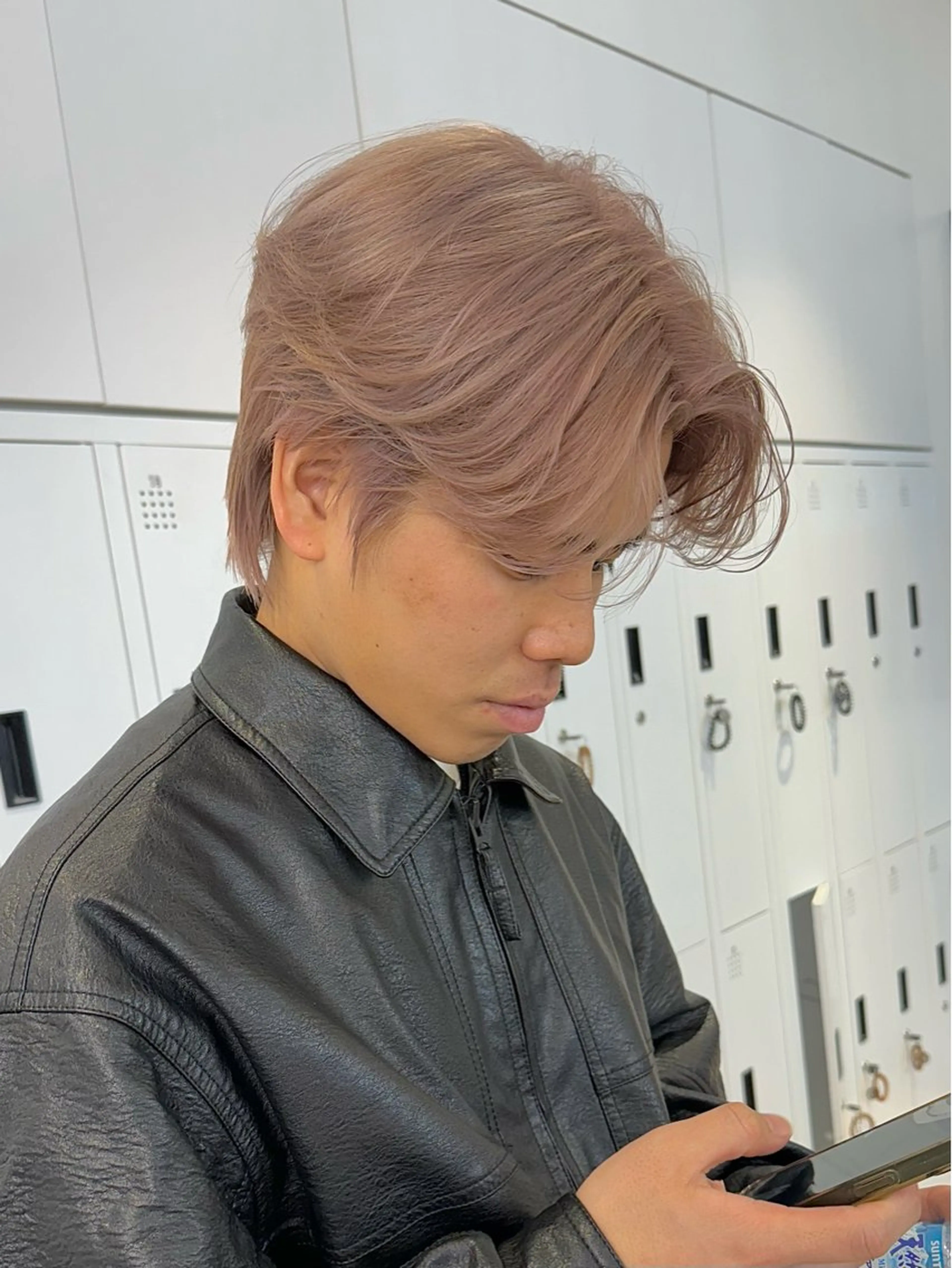 カラー メンズ ヘアカラー 🇰🇷カルマパーマ kaito🇰🇷のヘアスタイル