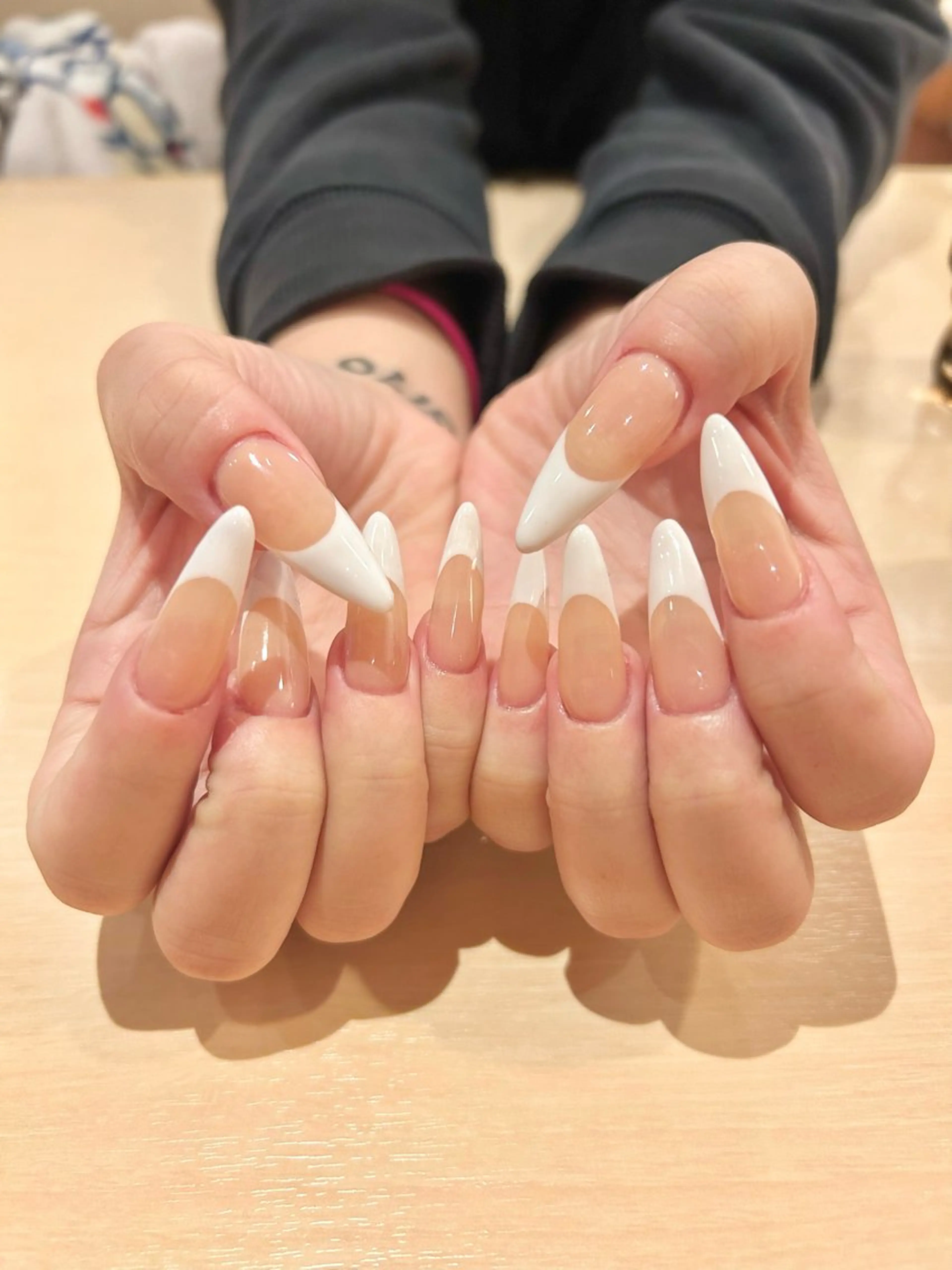 ネイル フレンチネイル 【malunail】 プロフィール必須のネイルデザイン