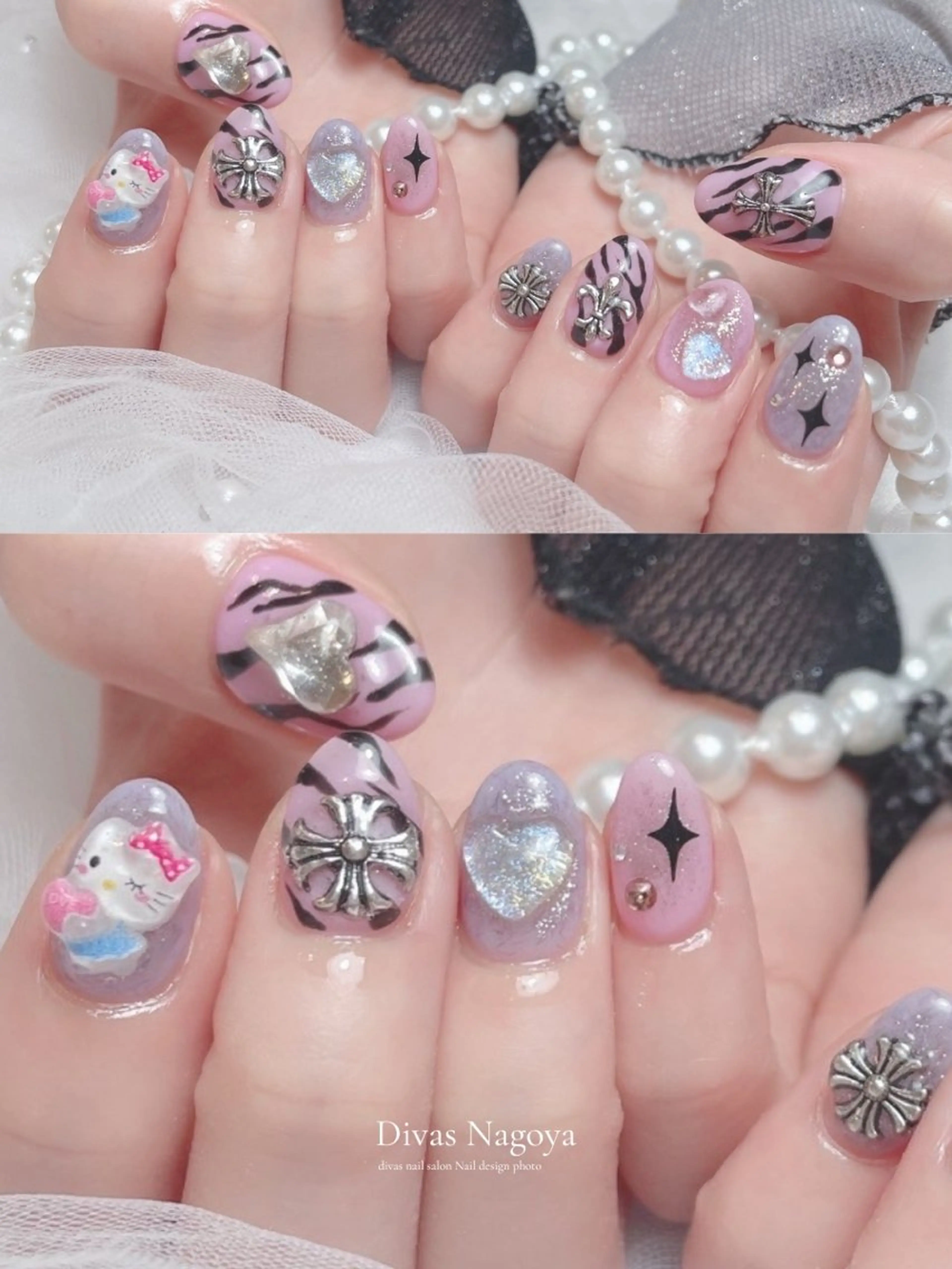 ネイル アートネイル 韓国ネイル マットネイル ミラーネイル ニュアンスネイル 🎀 Divas _Nagoyaのネイルデザイン