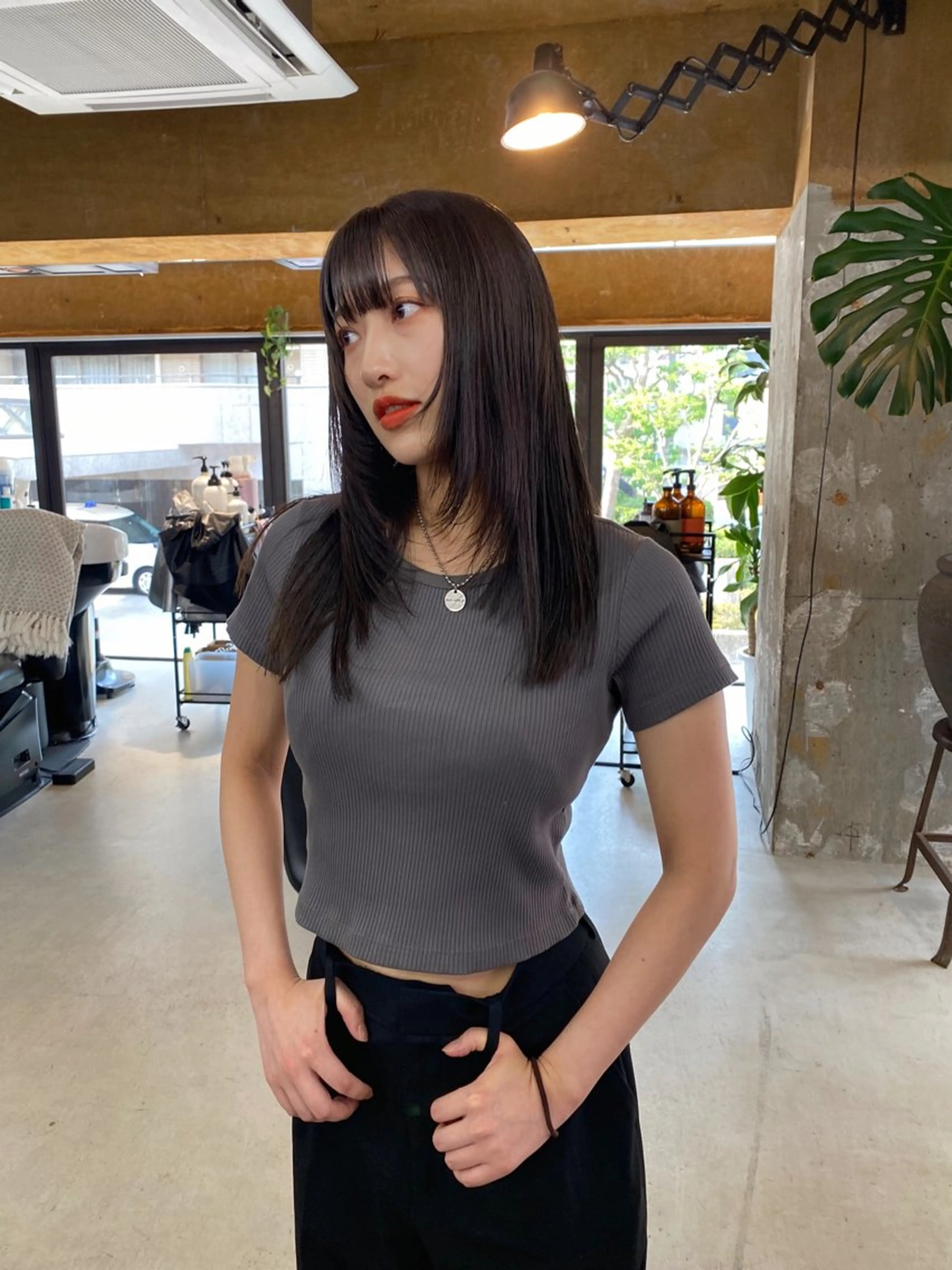 セミロング カラー カット ヘアカラー GATTACA所属・KEI gattacaのヘアスタイル