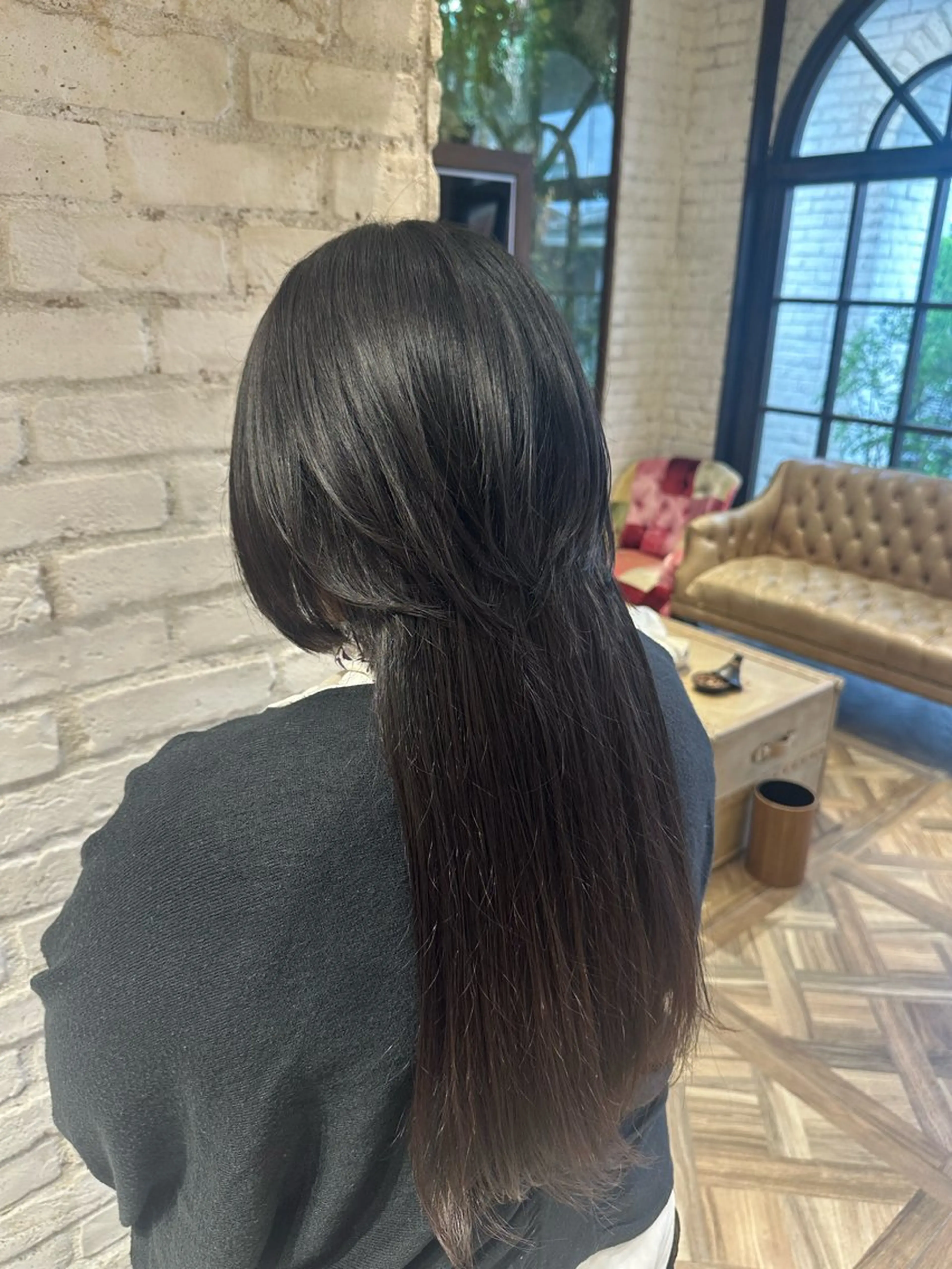 ロング ハイレイヤー レイヤーカット ウルフカット ウルフレイヤー 新井 拓海のヘアスタイル