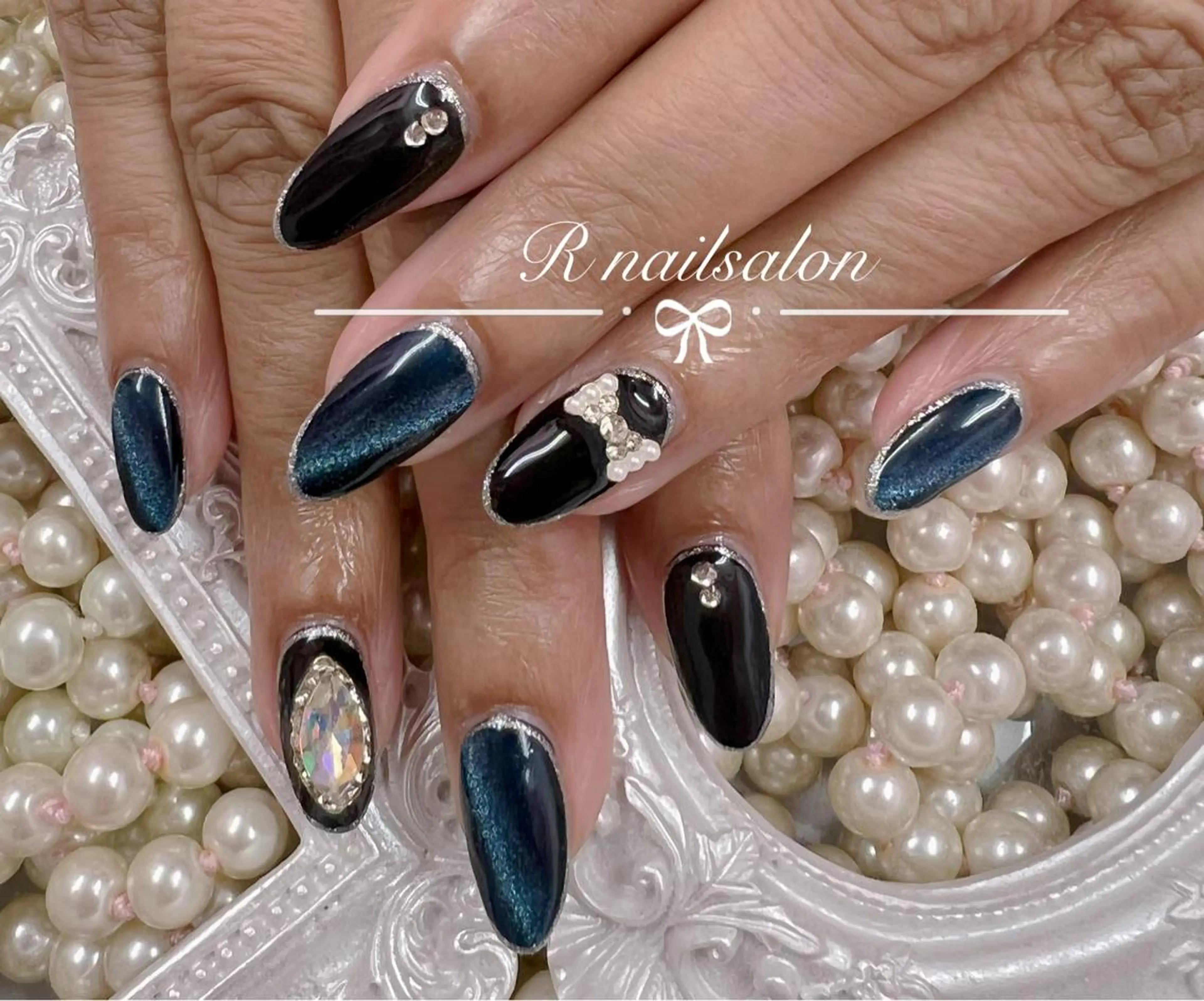 セミロング ハンドネイル R NAILSALONのネイルデザイン