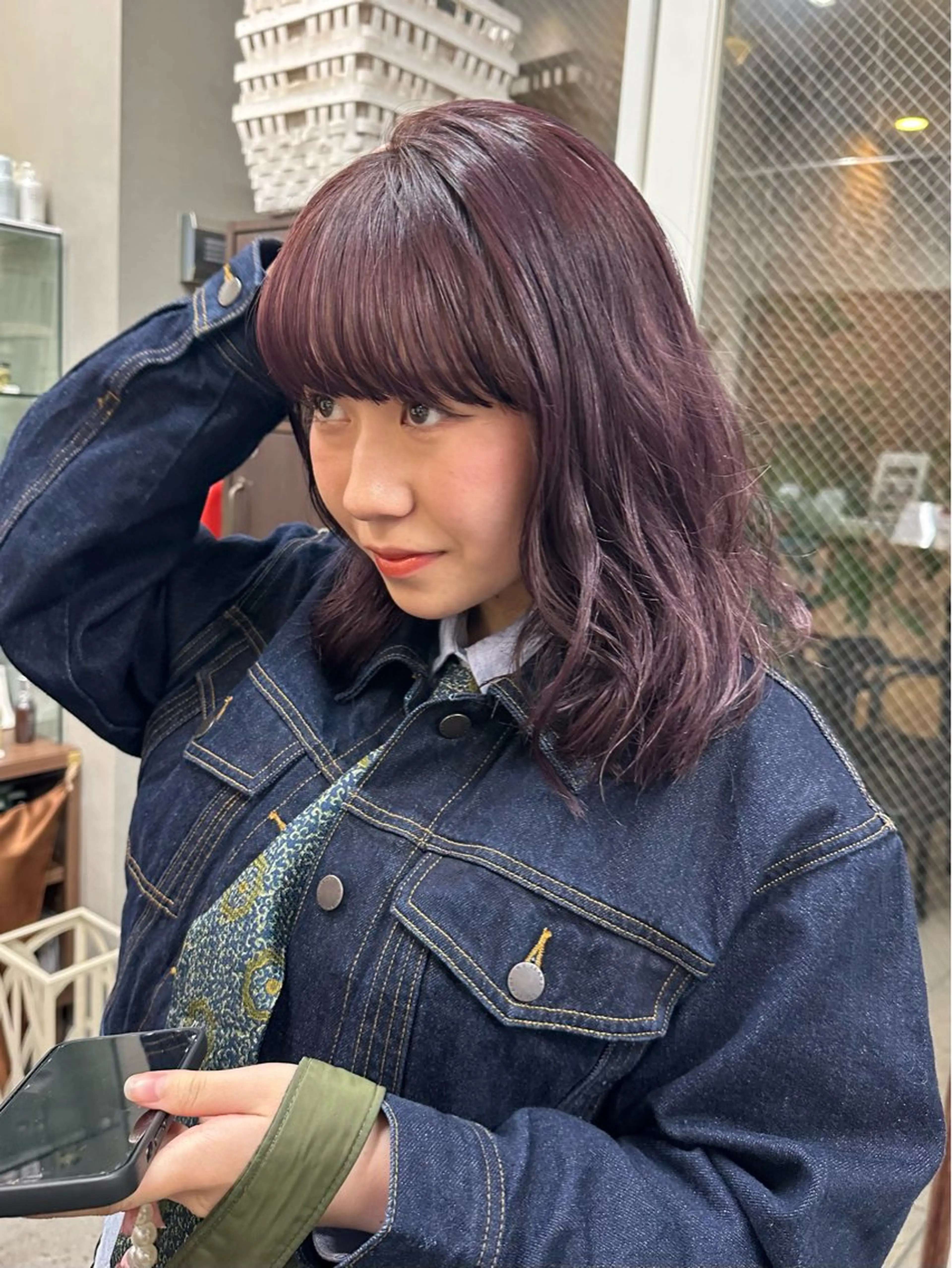 ミディアム ヘアカラー Daisy🎀【福岡 美容室】chiakiのヘアスタイル