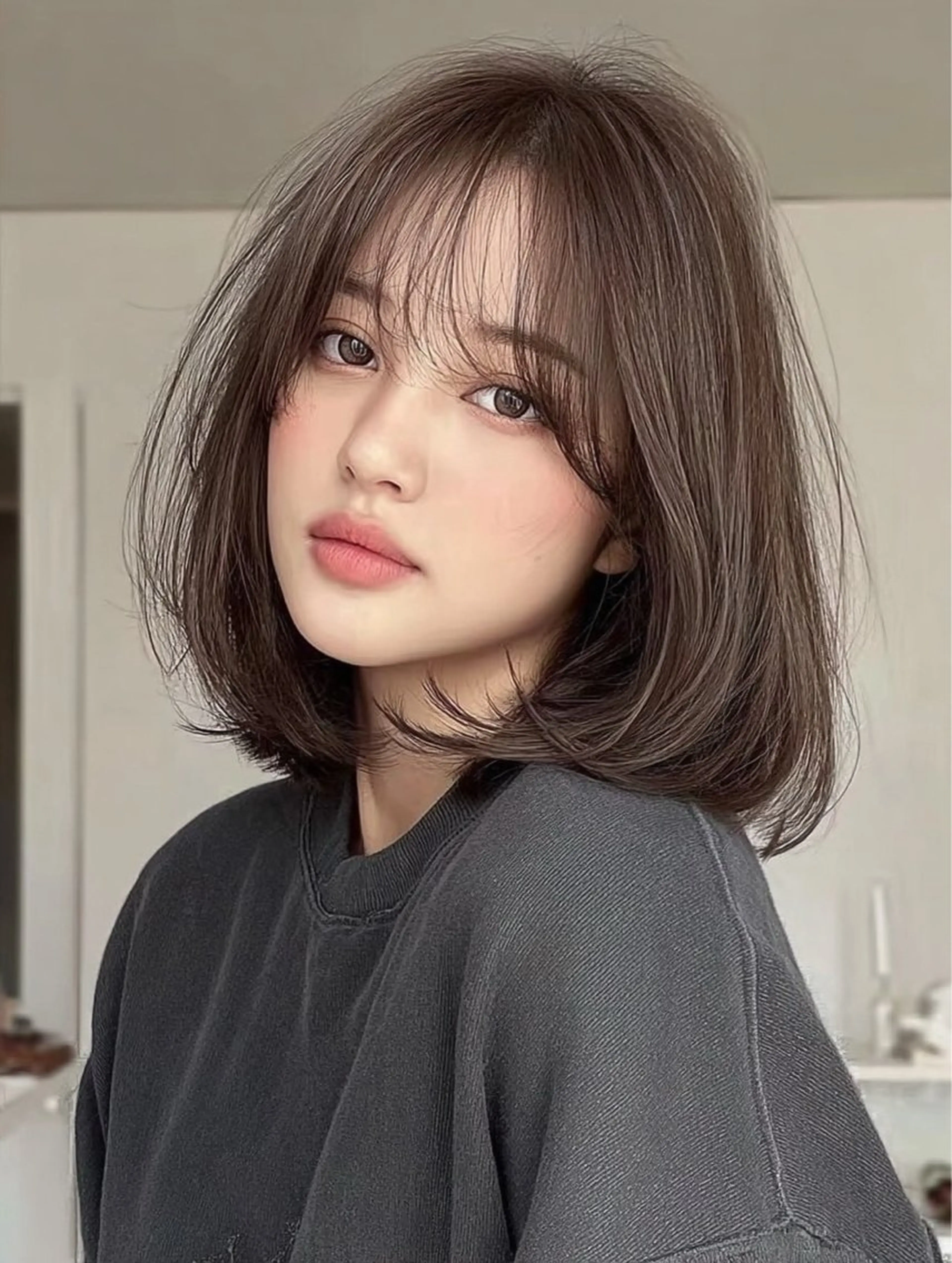 ミディアム カラー カット ヘアカラー NOOS omotesando所属・あなたのお悩み改善" You"💚❤️💛のヘアスタイル