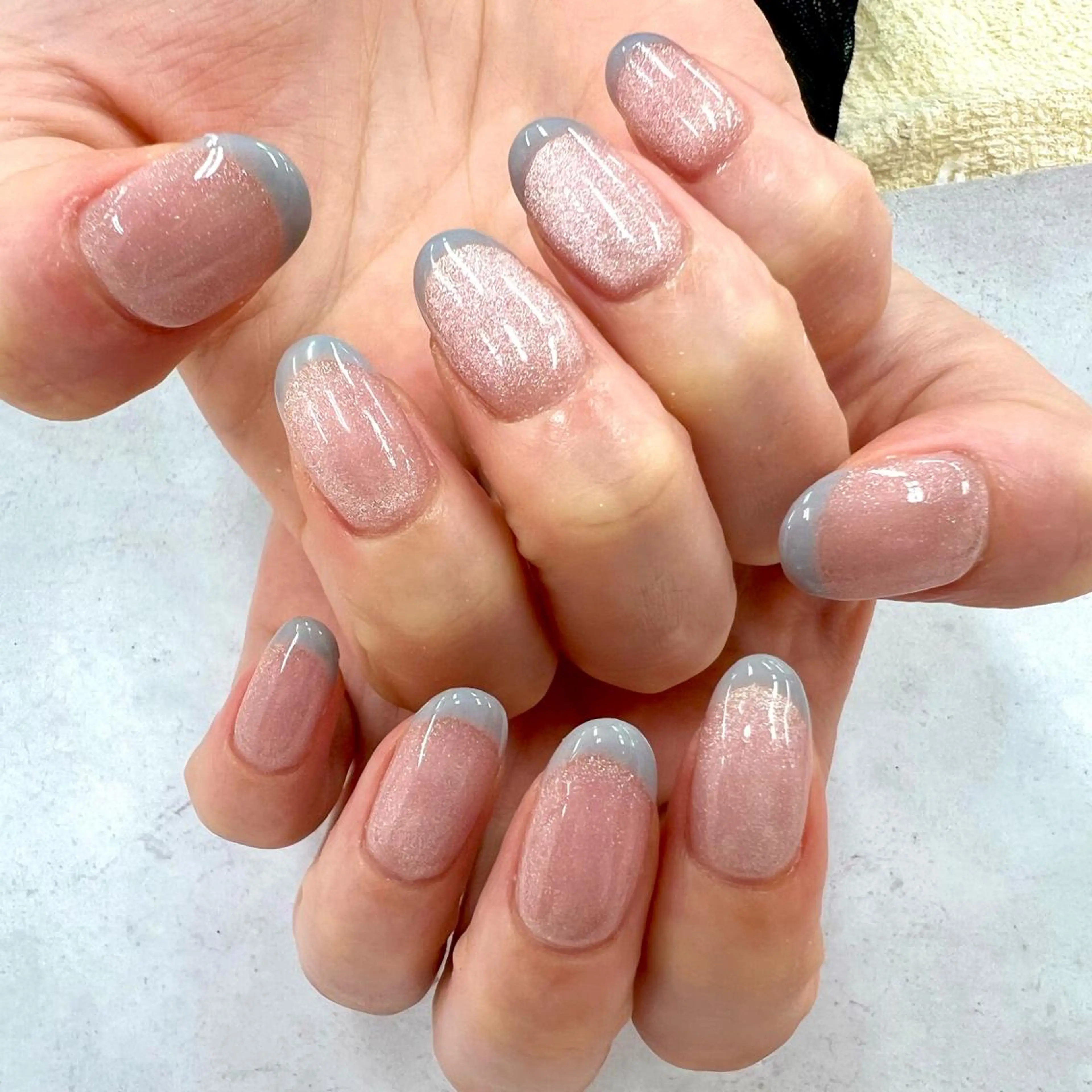 ネイル フレンチネイル マグネットネイル Bianca立川店 / HAYASHIのネイルデザイン