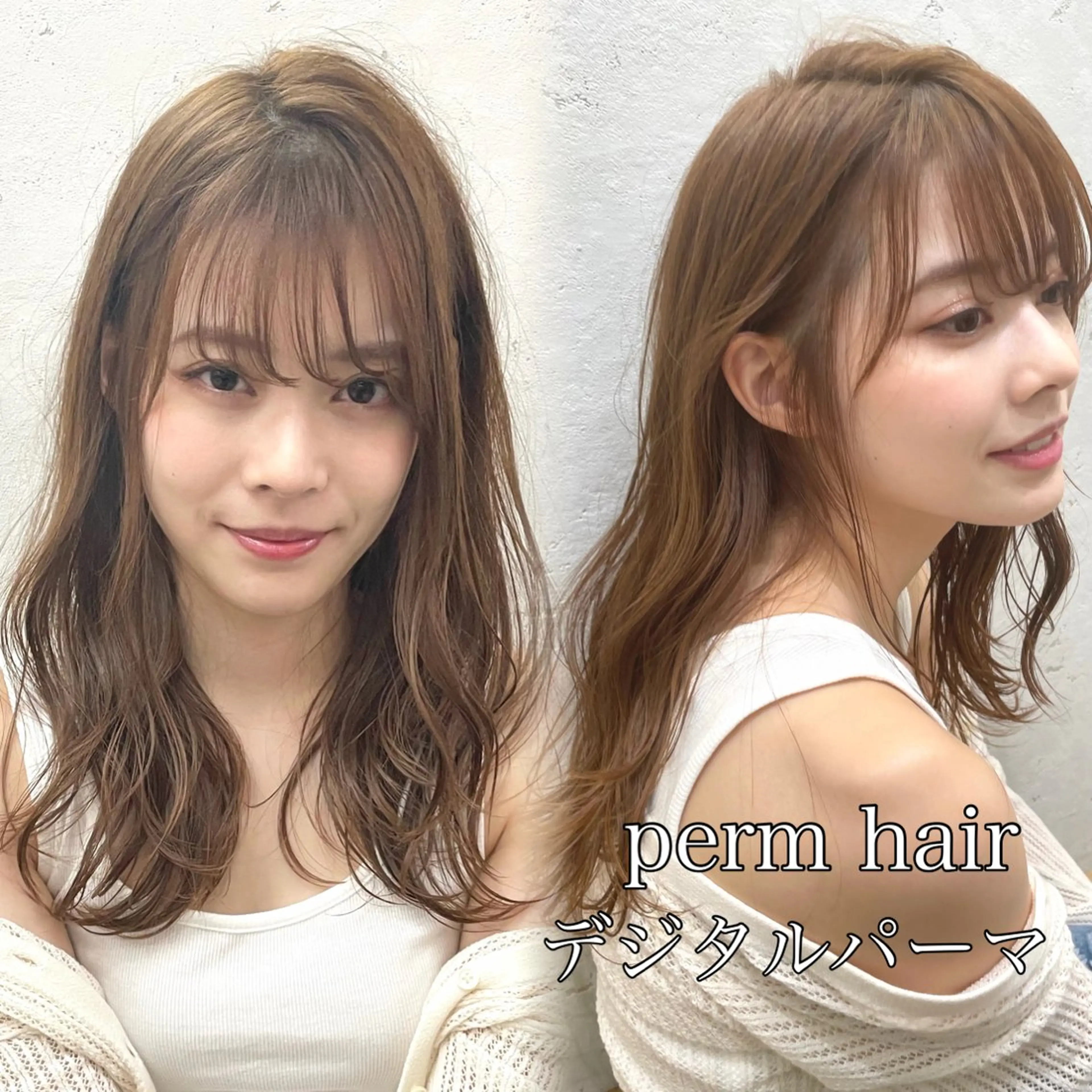 セミロング カット パーマ トリートメント 髪質改善/縮毛矯正/ ボブ/店長/水野拓也のヘアスタイル