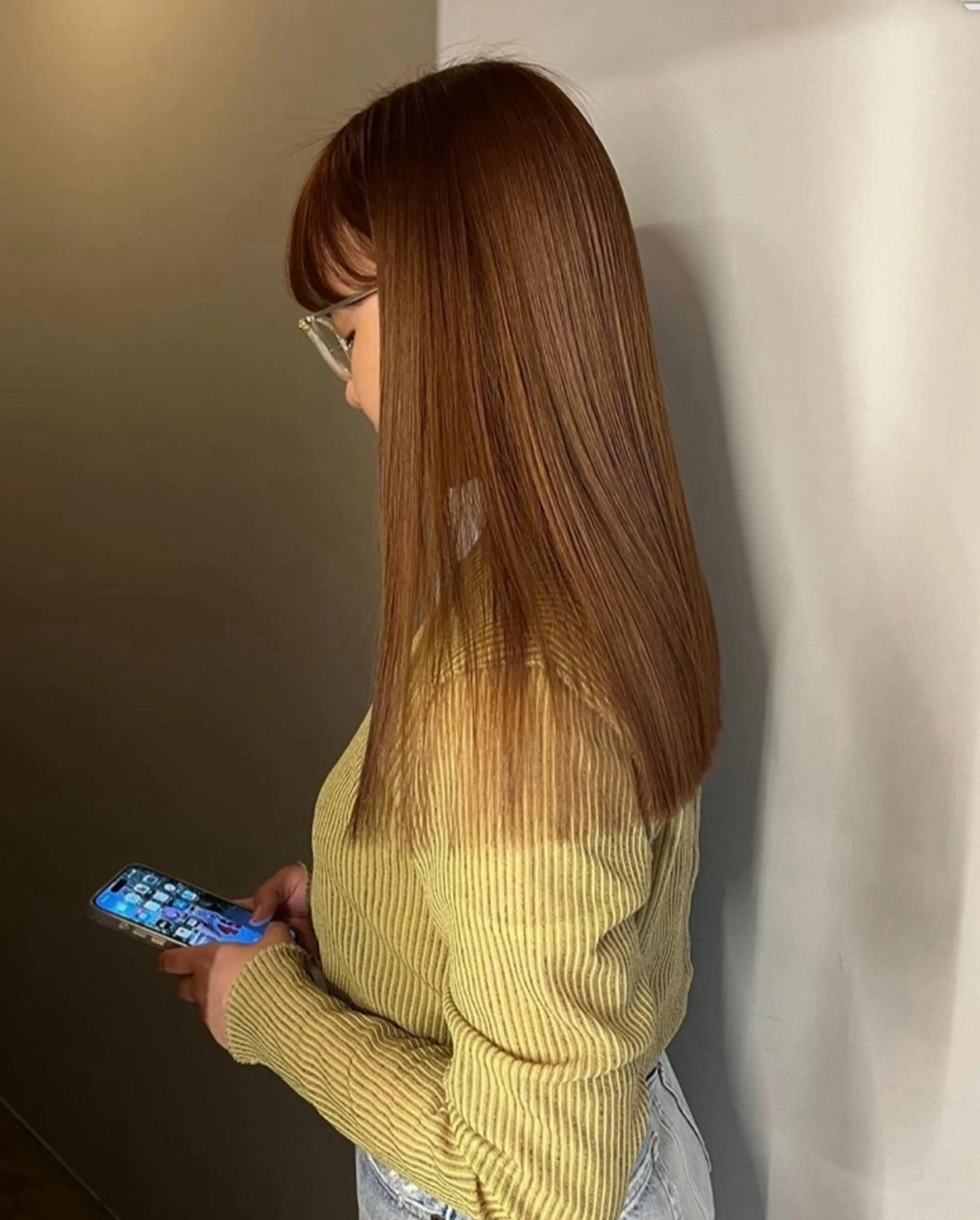 ロング カラー ベージュカラー グレージュ 原宿/ケパーマ 🧺ユウマのヘアスタイル