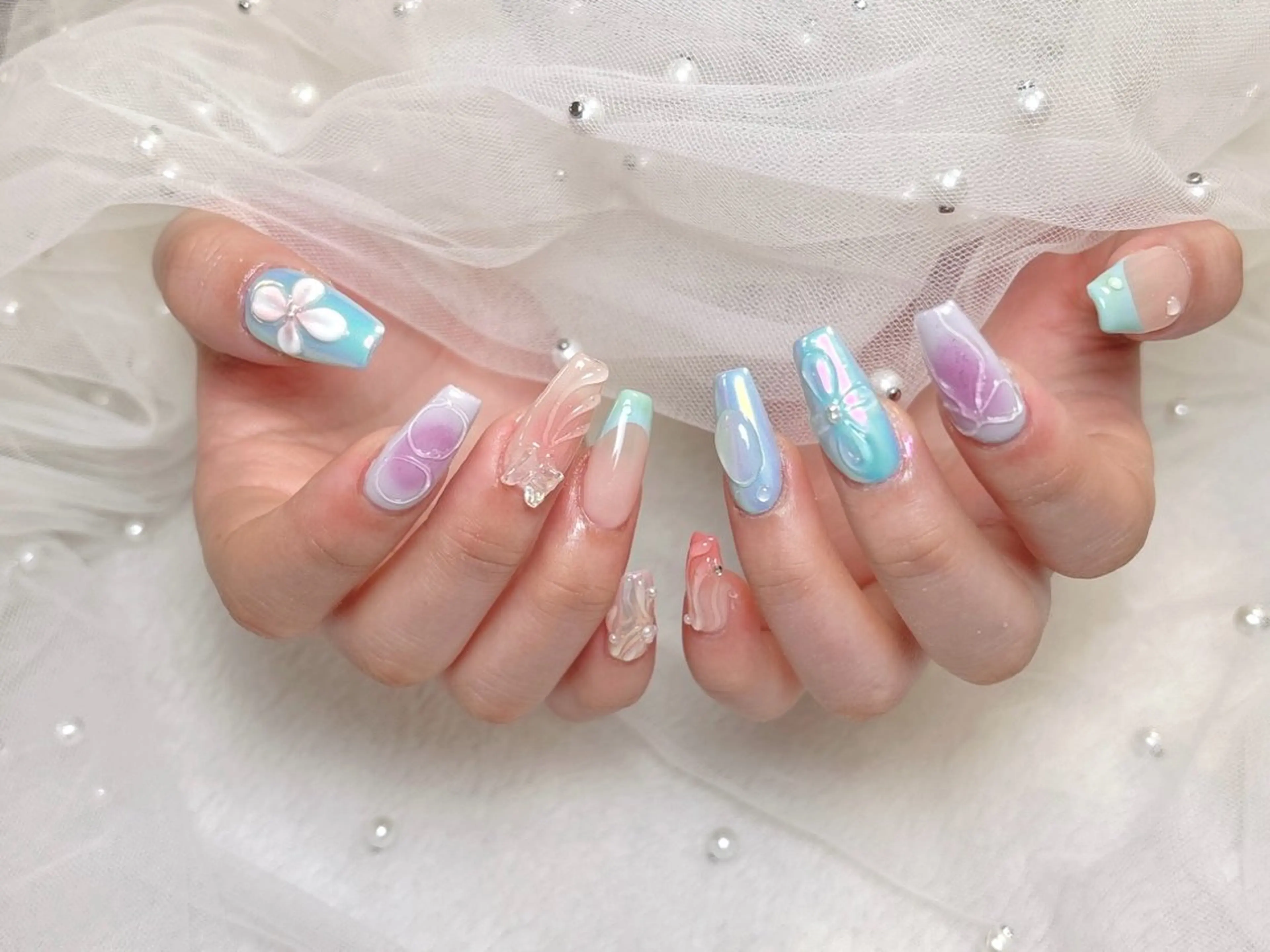 ネイル ハンドネイル ハンドケア R1🎀Nail💕 池袋東口店のネイルデザイン