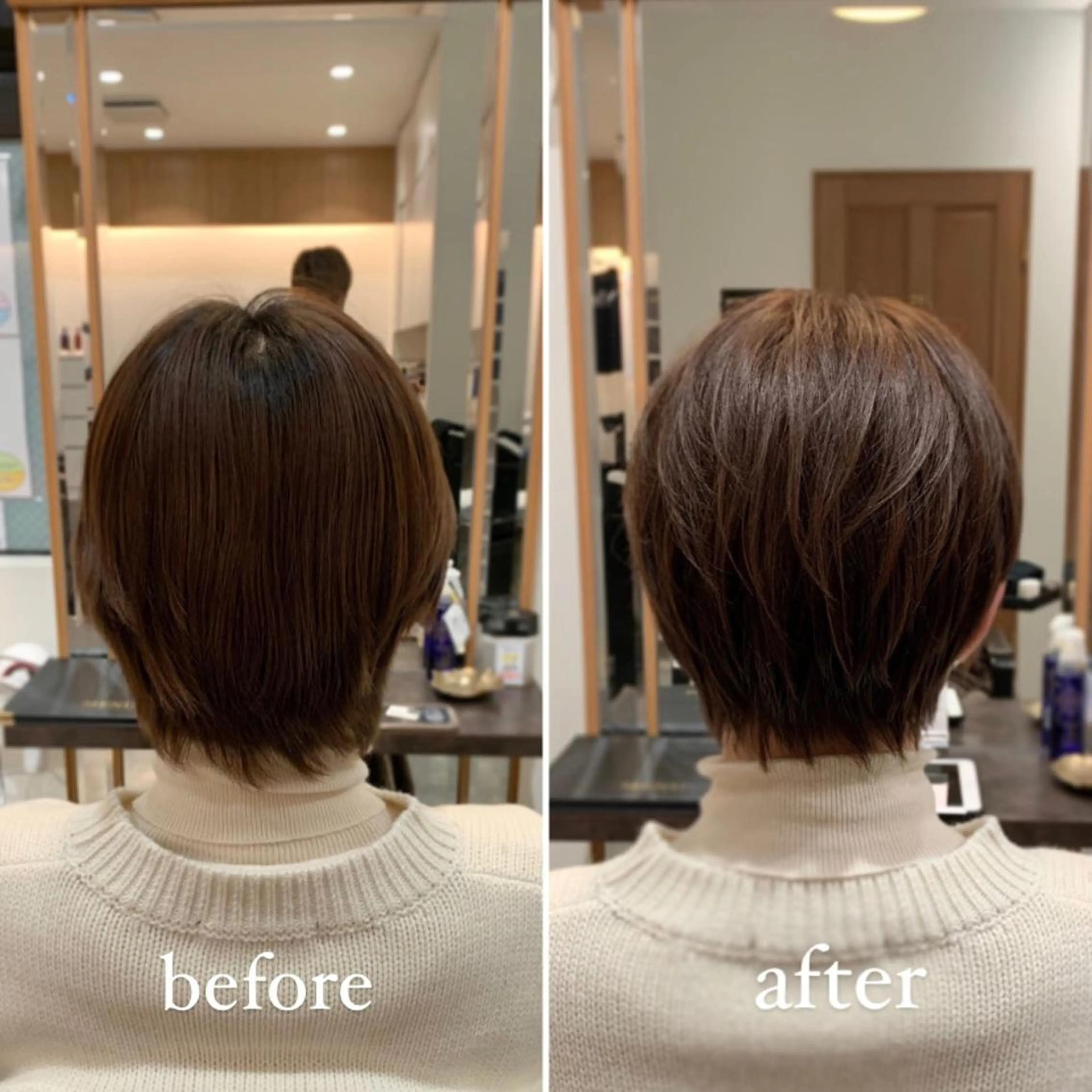 ショート カラー くびれヘア ショートヘア カット ヘアカラー トリートメント 中村 研介のヘアスタイル