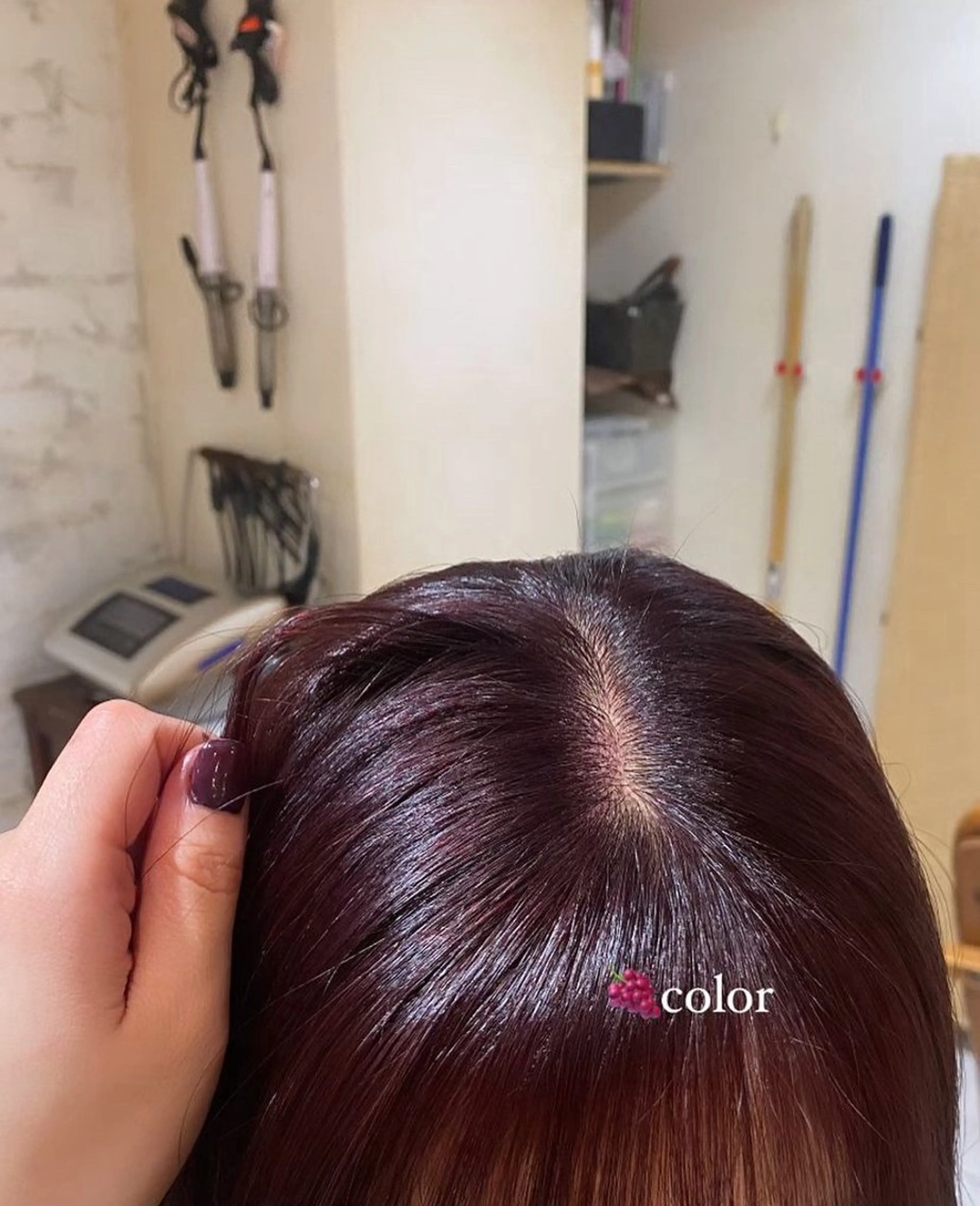 カラー イルミナカラー 上野 莉菜のヘアスタイル