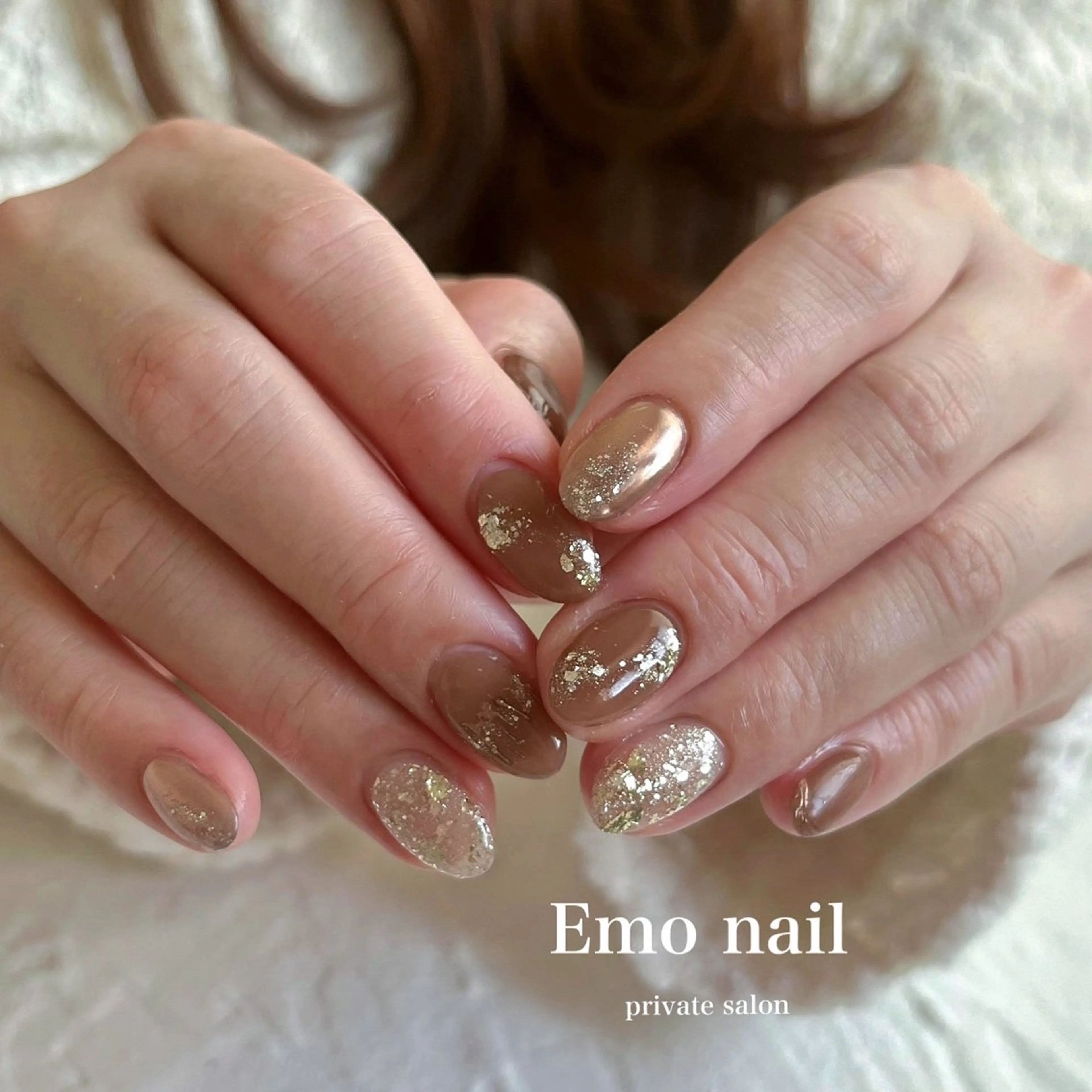 ネイル ハンドネイル 【子連れ可能🧸】 Emo　nailのネイルデザイン