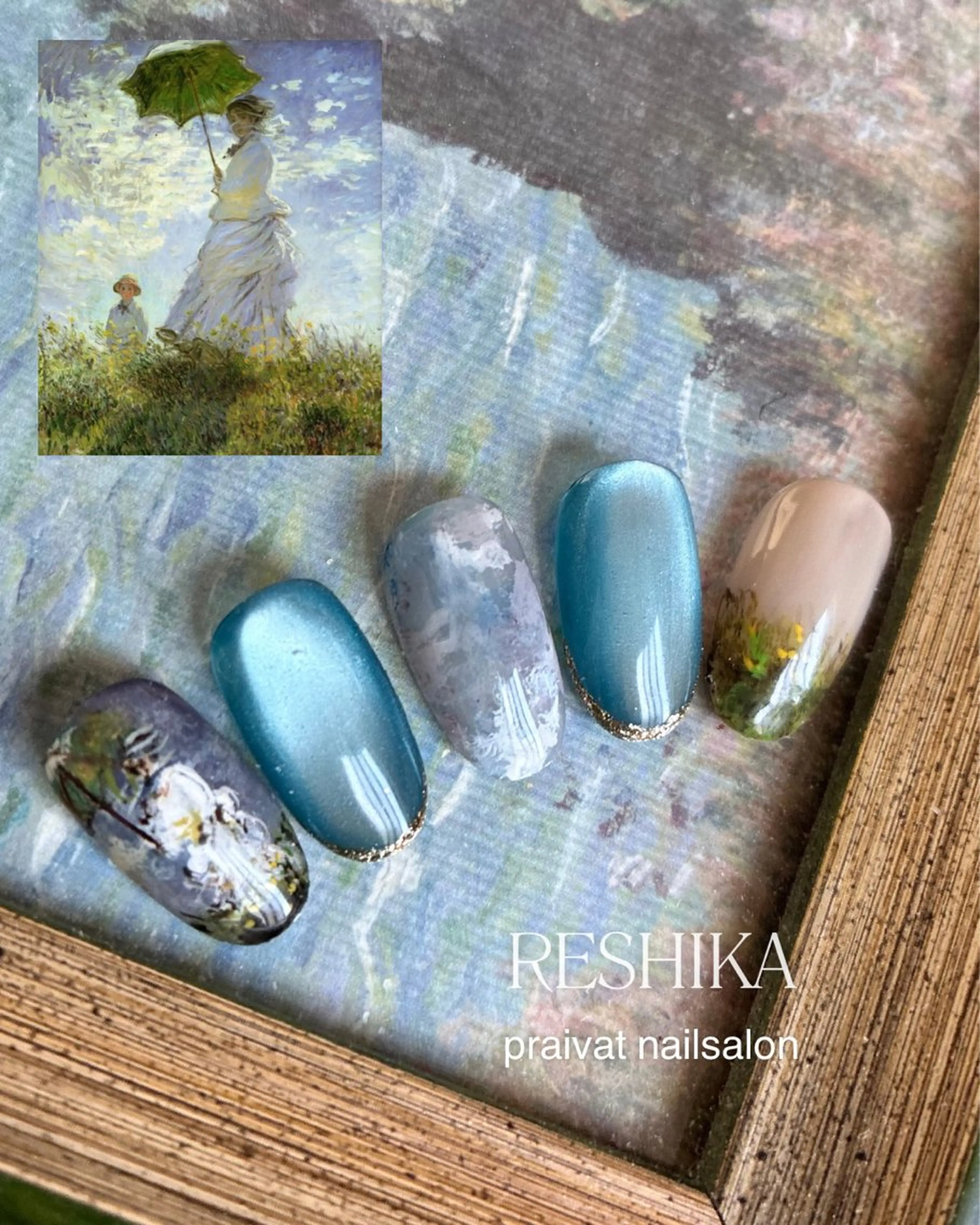 ネイル マグネットネイル m mのネイルデザイン