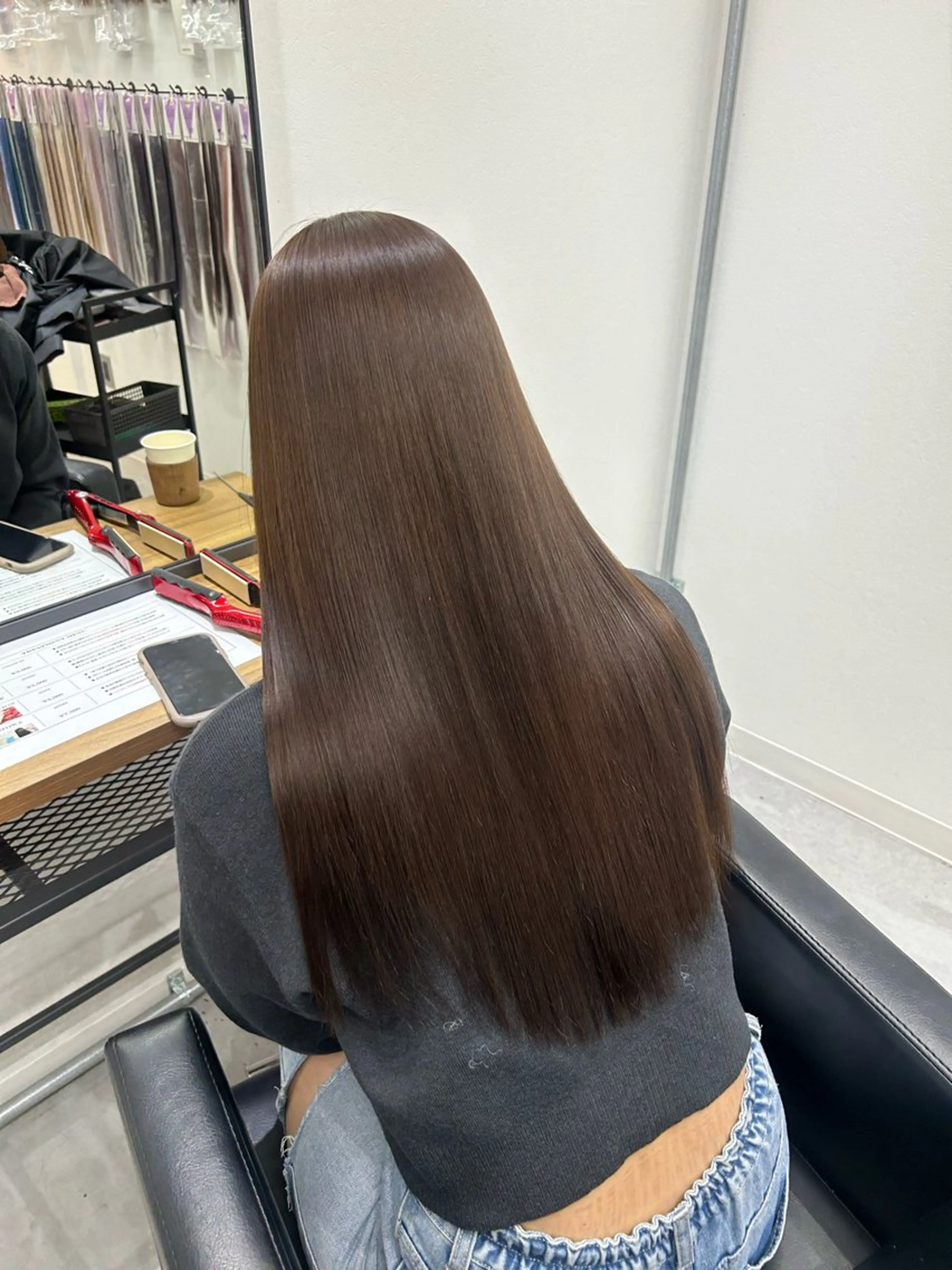 ロング SAKI🫧透明感 カラー&エクステのヘアスタイル
