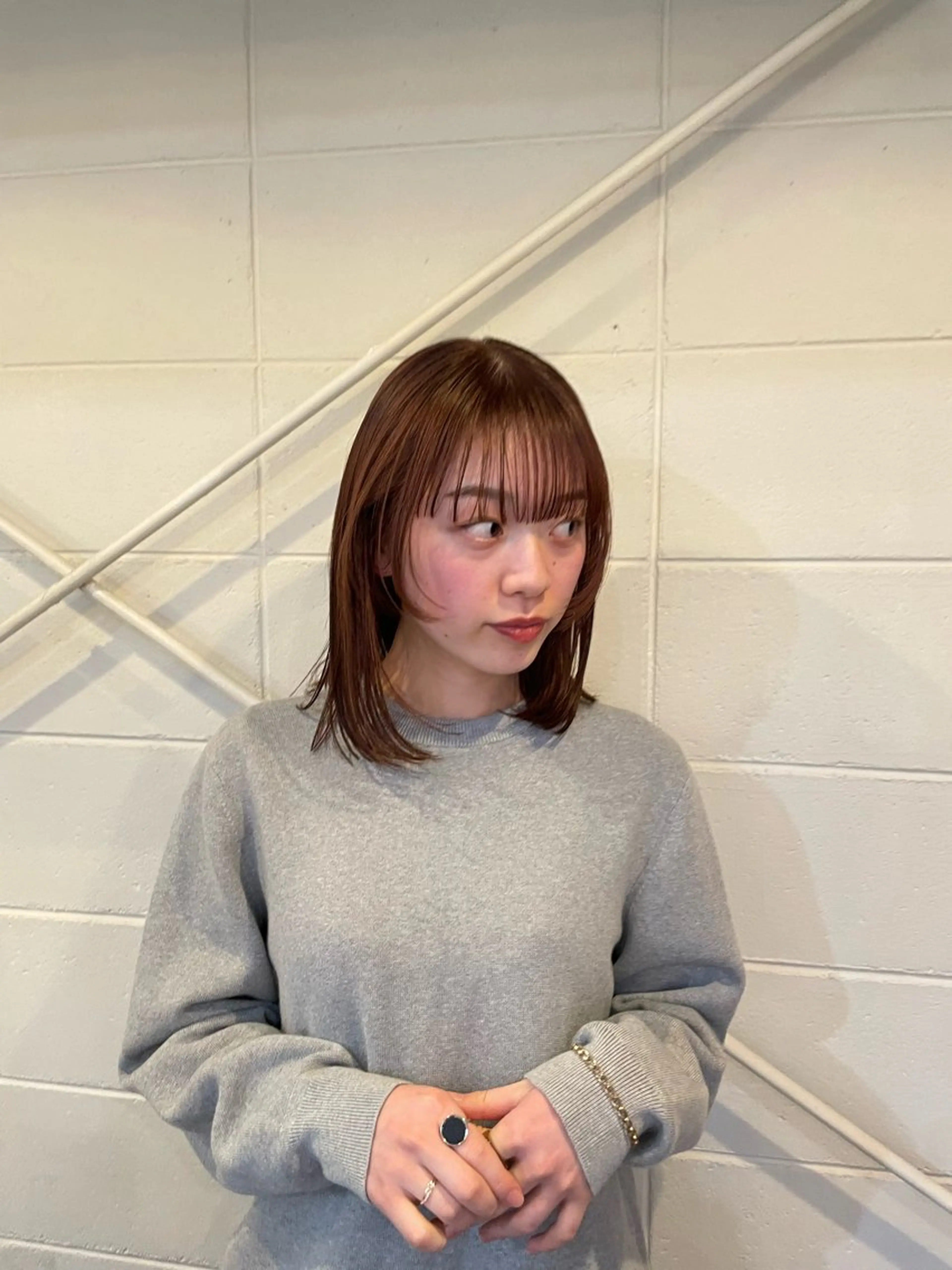 カラー ヘアカラー アラマキ フウカのヘアスタイル