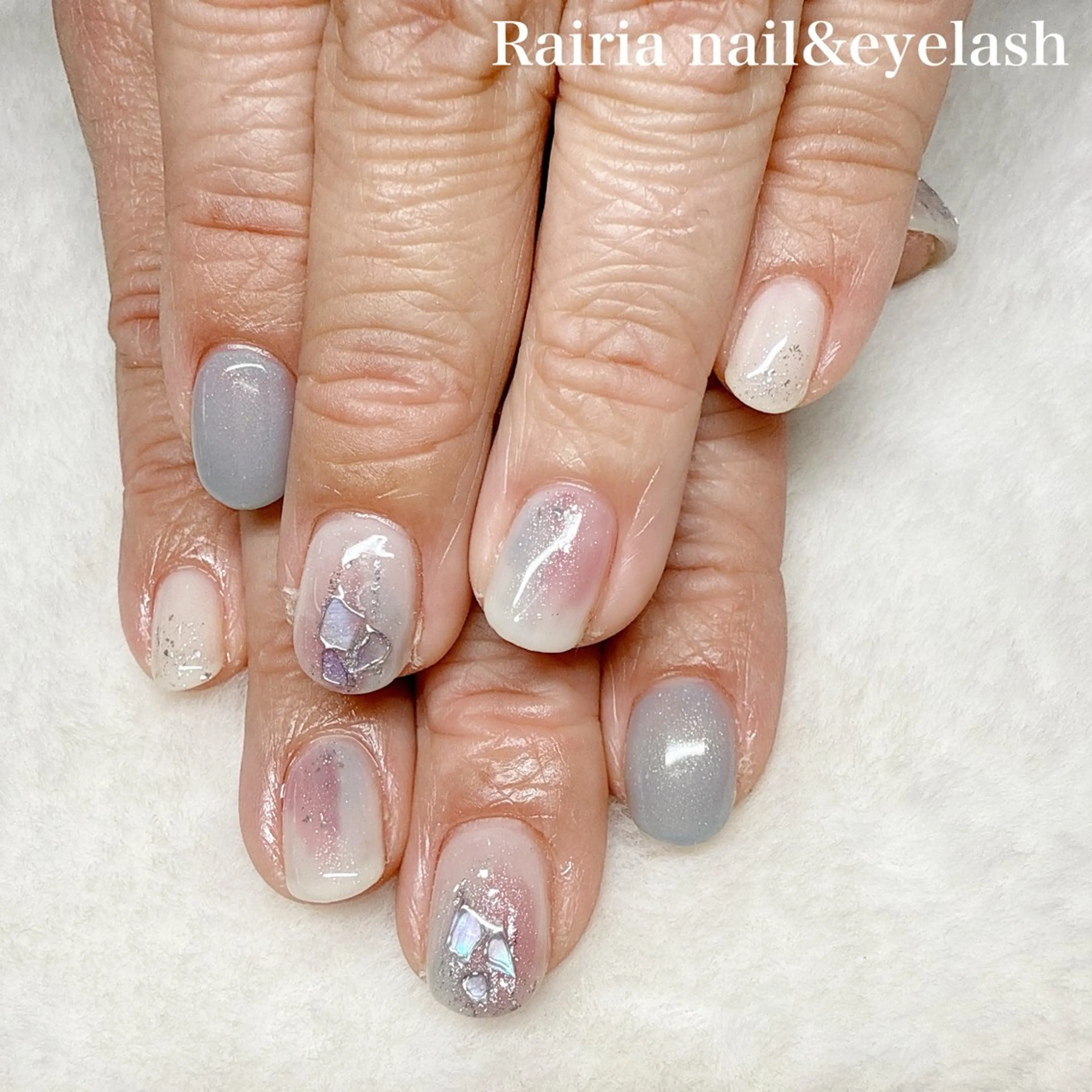 ネイル ハンドネイル Rairia   nail所属・屋敷 理奈のネイルデザイン