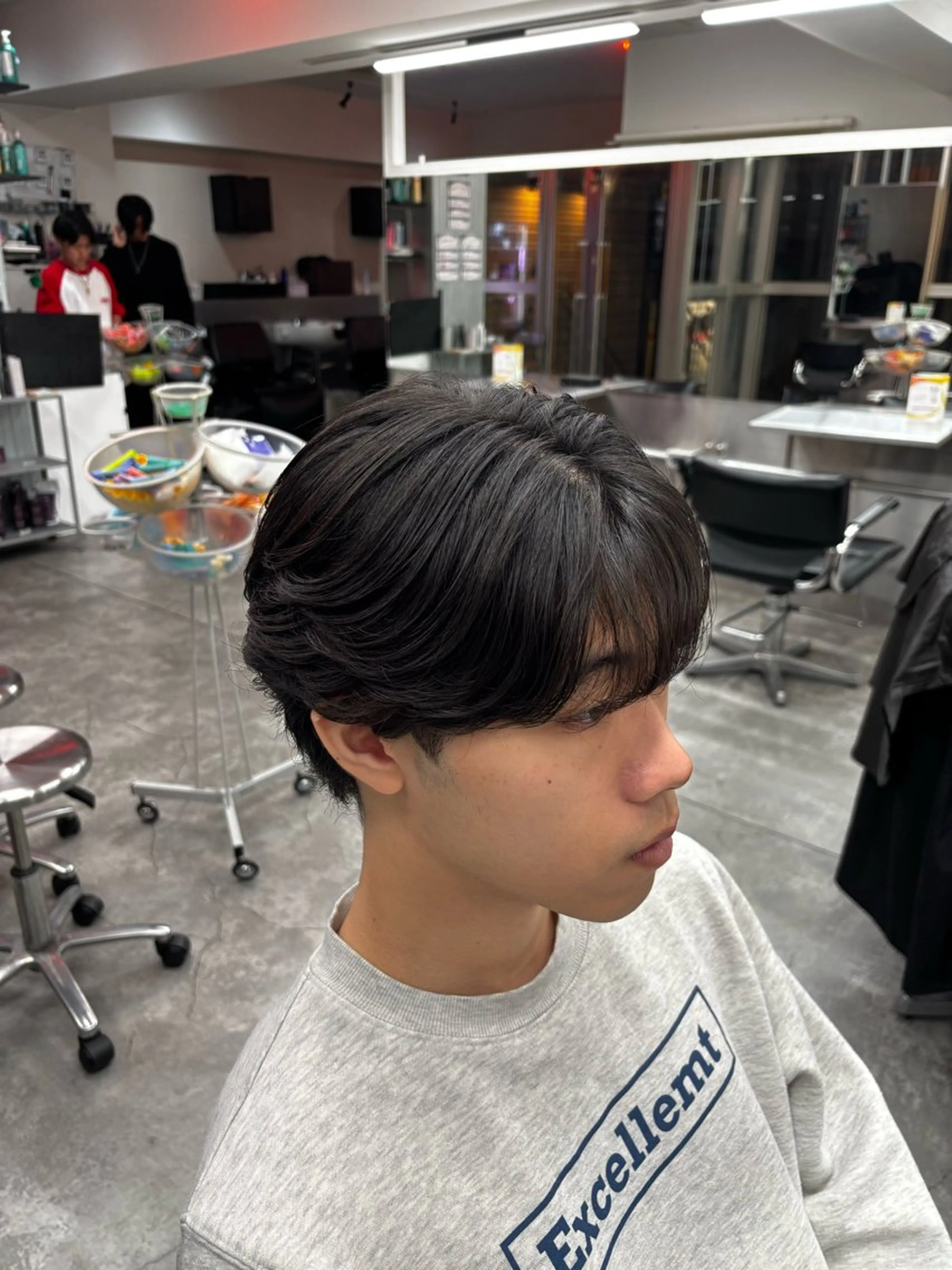 パーマ メンズ カット パーマ メンズ特化✨️ 韓国風パーマ🔥一八のヘアスタイル