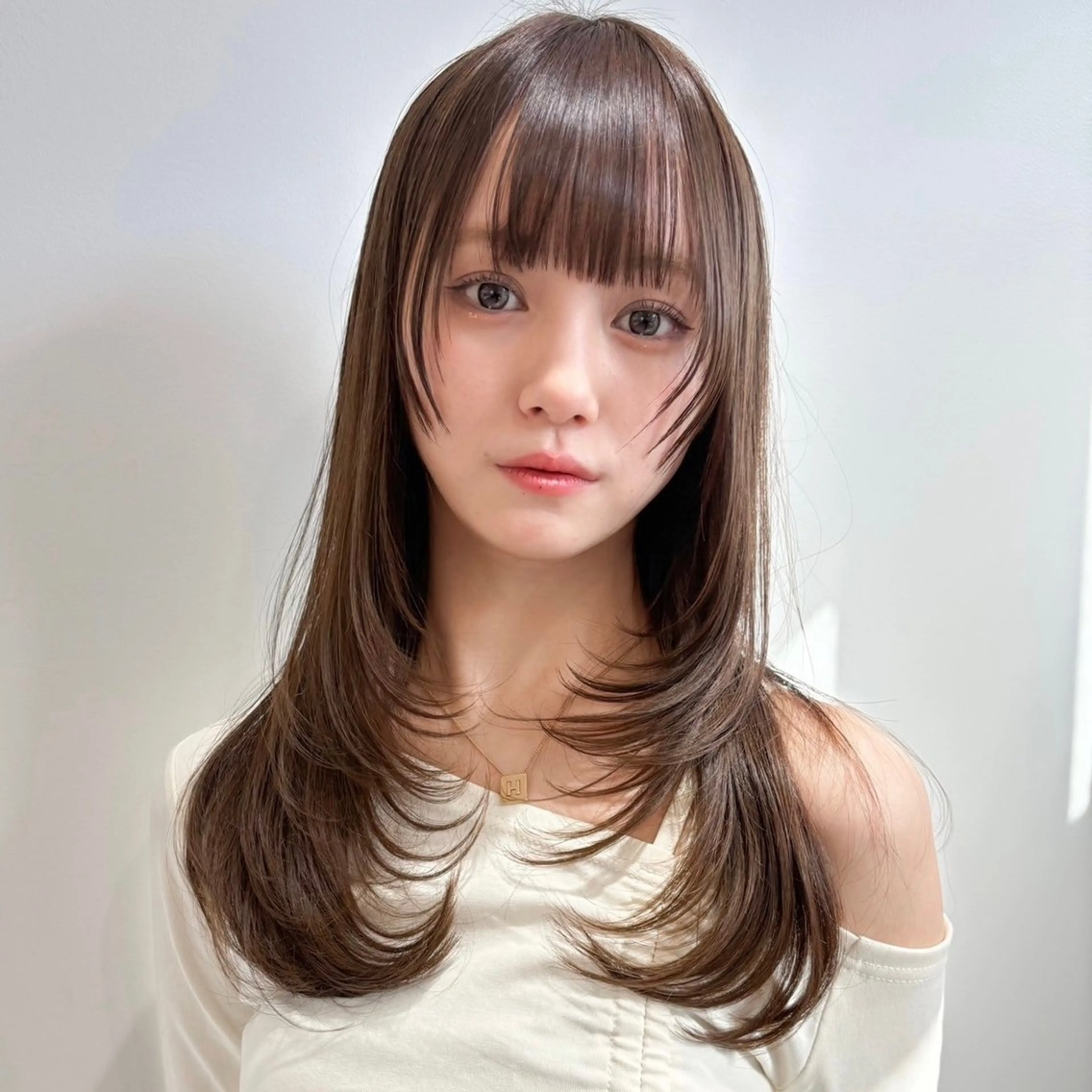 ロング 優希/似合わせ/艶 カラー/カット/渋谷のヘアスタイル