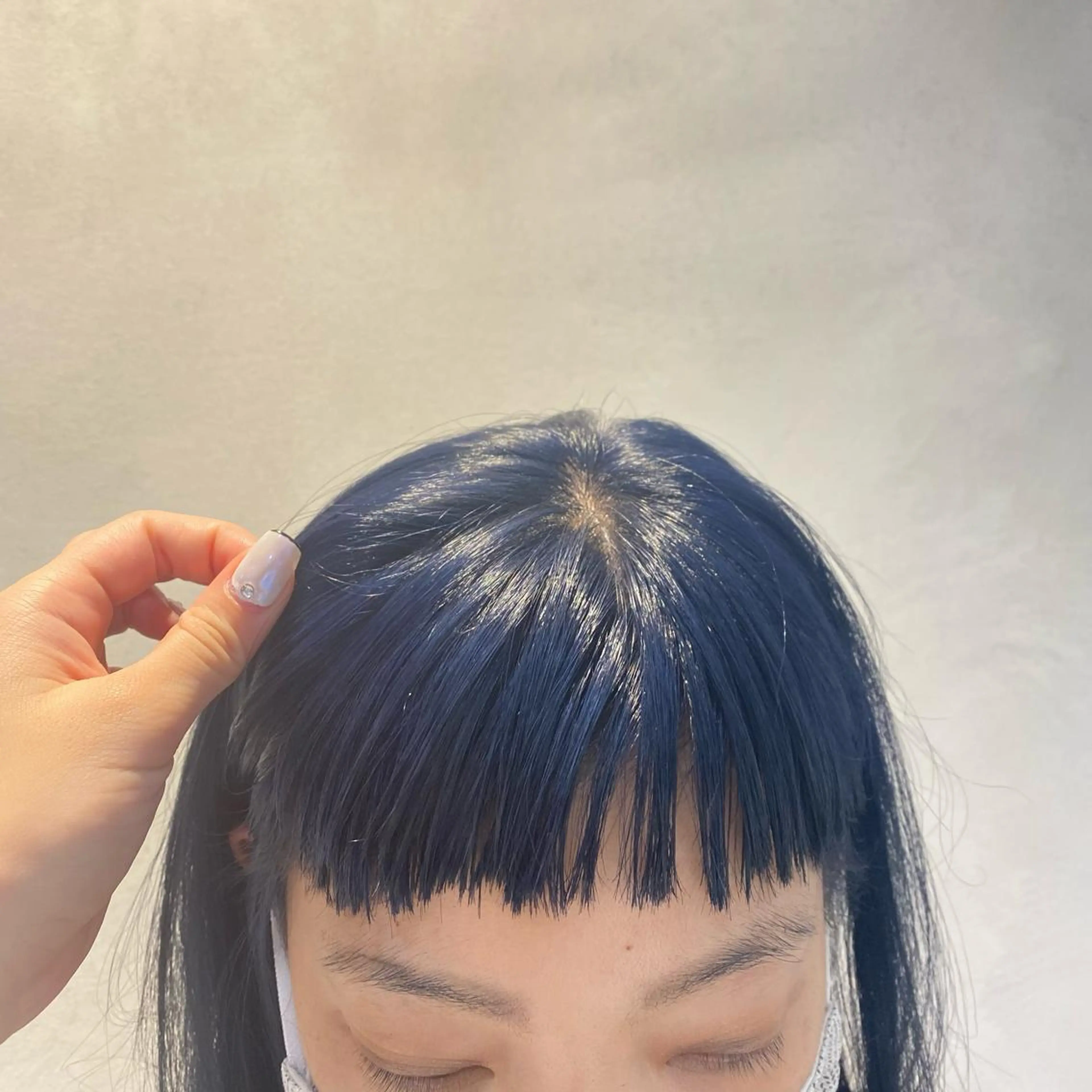 ロング カラー ヘアカラー 寒河江 舞奈のマツエク・マツパデザイン