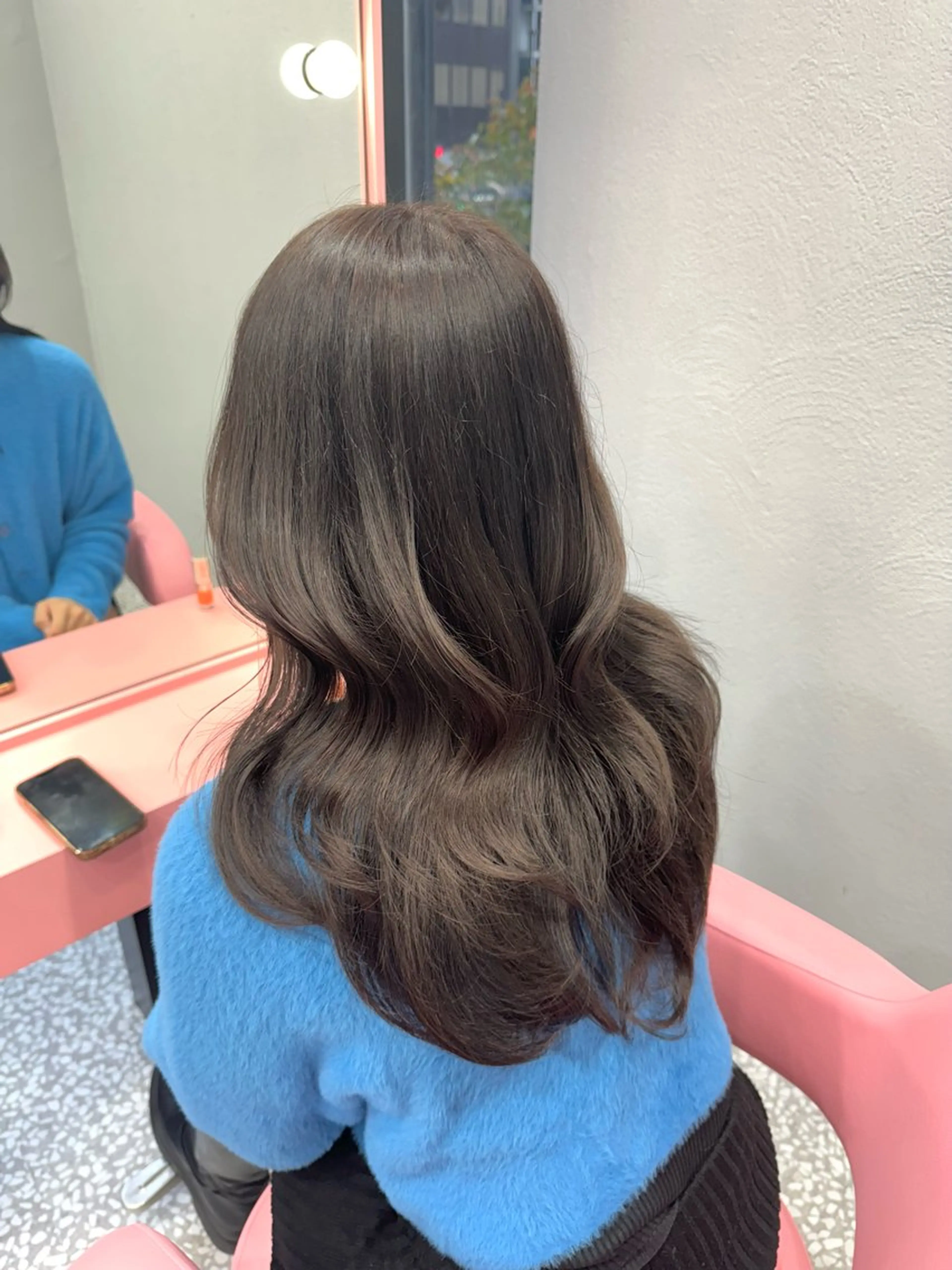 ロング ヘアカラー トリートメント VOTAN shibuya所属・REINA𓍯/ 透明感カラー/顔周りのヘアスタイル