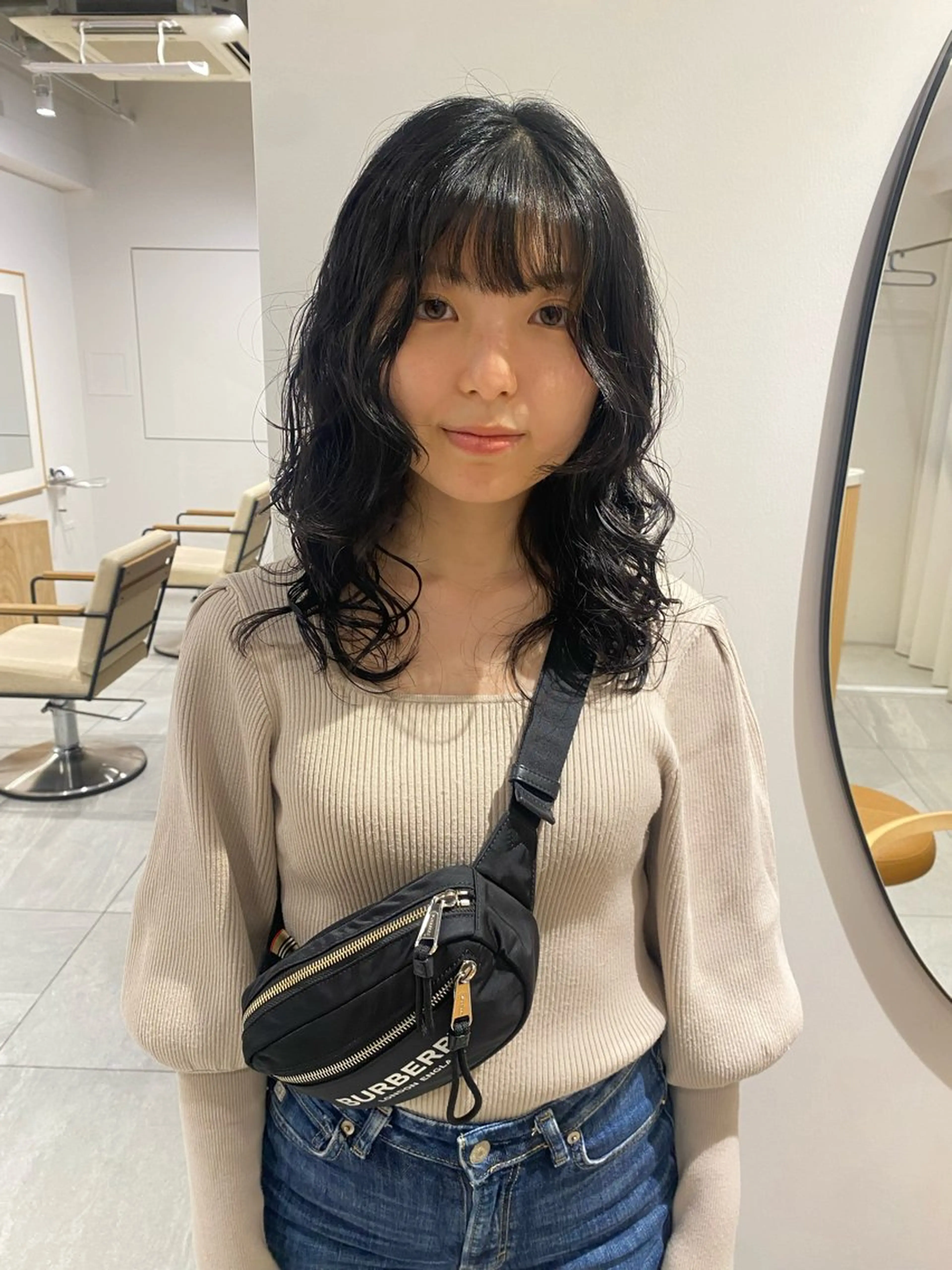 パーマ knock所属・knock　國友 華乃のヘアスタイル
