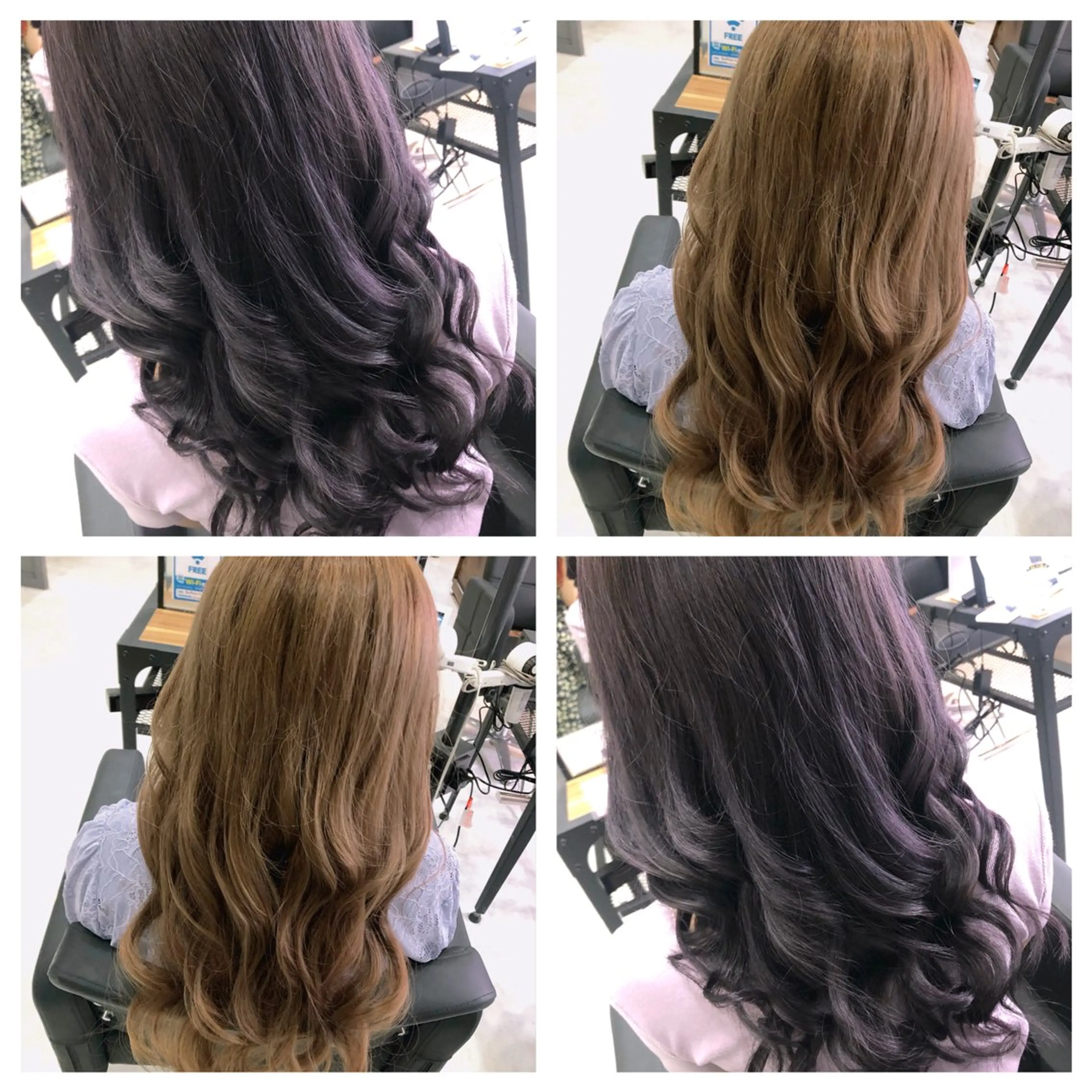 セミロング カラー ヘアアレンジ 🎀推し活ヘアー🎀 Yuuna🐰💖のヘアスタイル