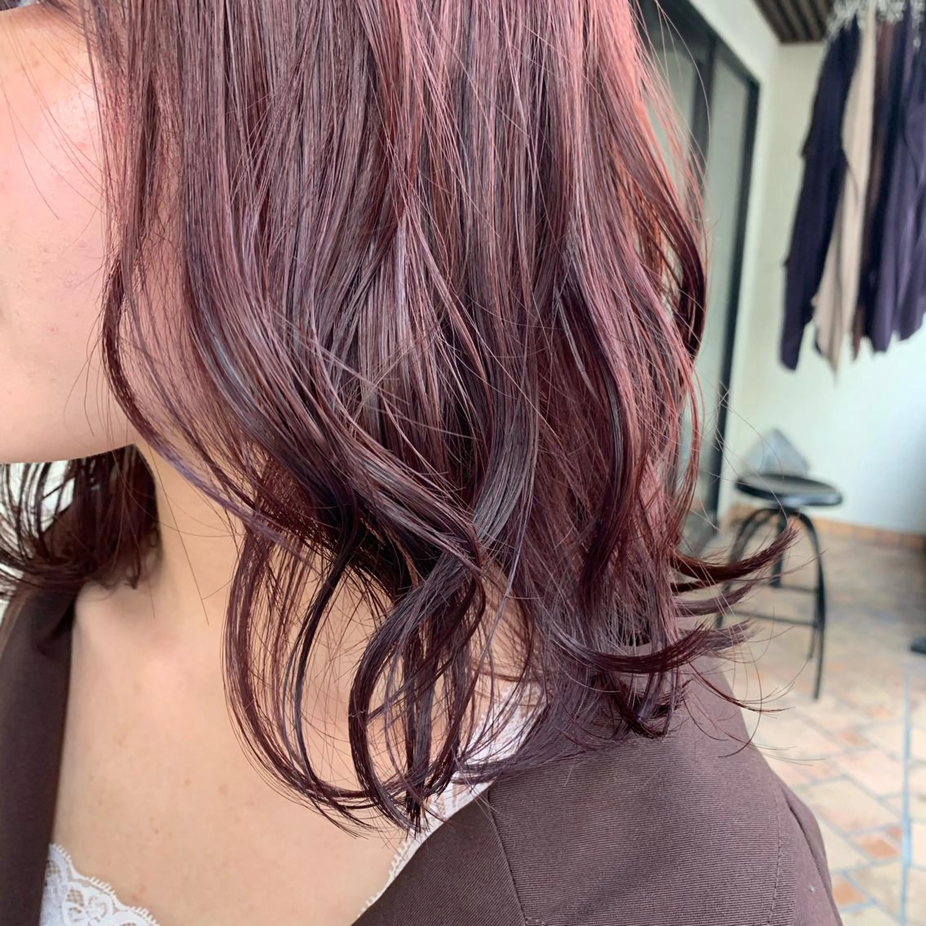 ミディアム カラー パーマ ヘアアレンジ メンズ キッズ ネイル マツエク・マツパ 架空〜KAQU〜所属・【clan】 NOGAMIのヘアスタイル