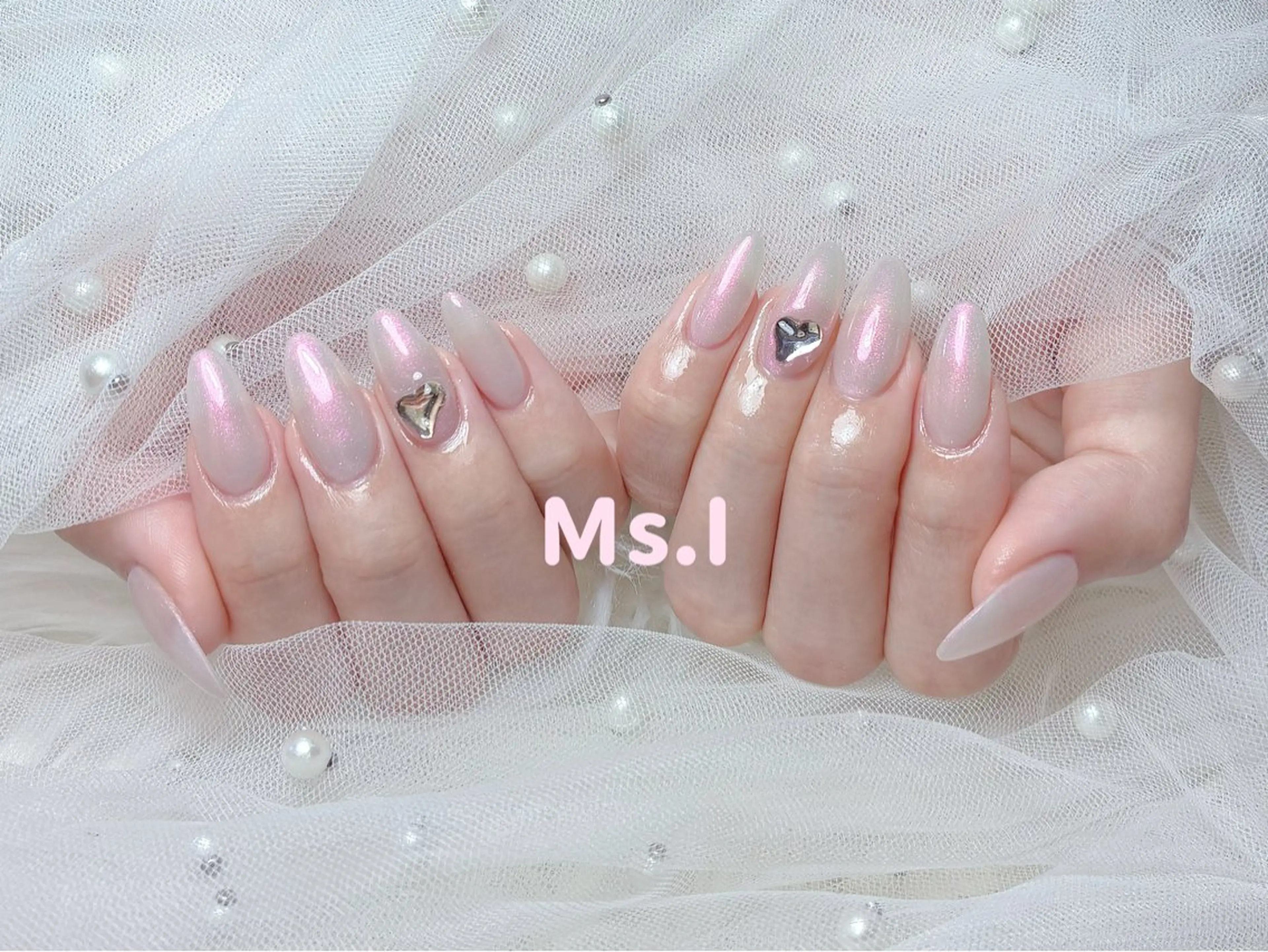 ミディアム クリスマス ハンドネイル Ms.I所属・NA naのネイルデザイン