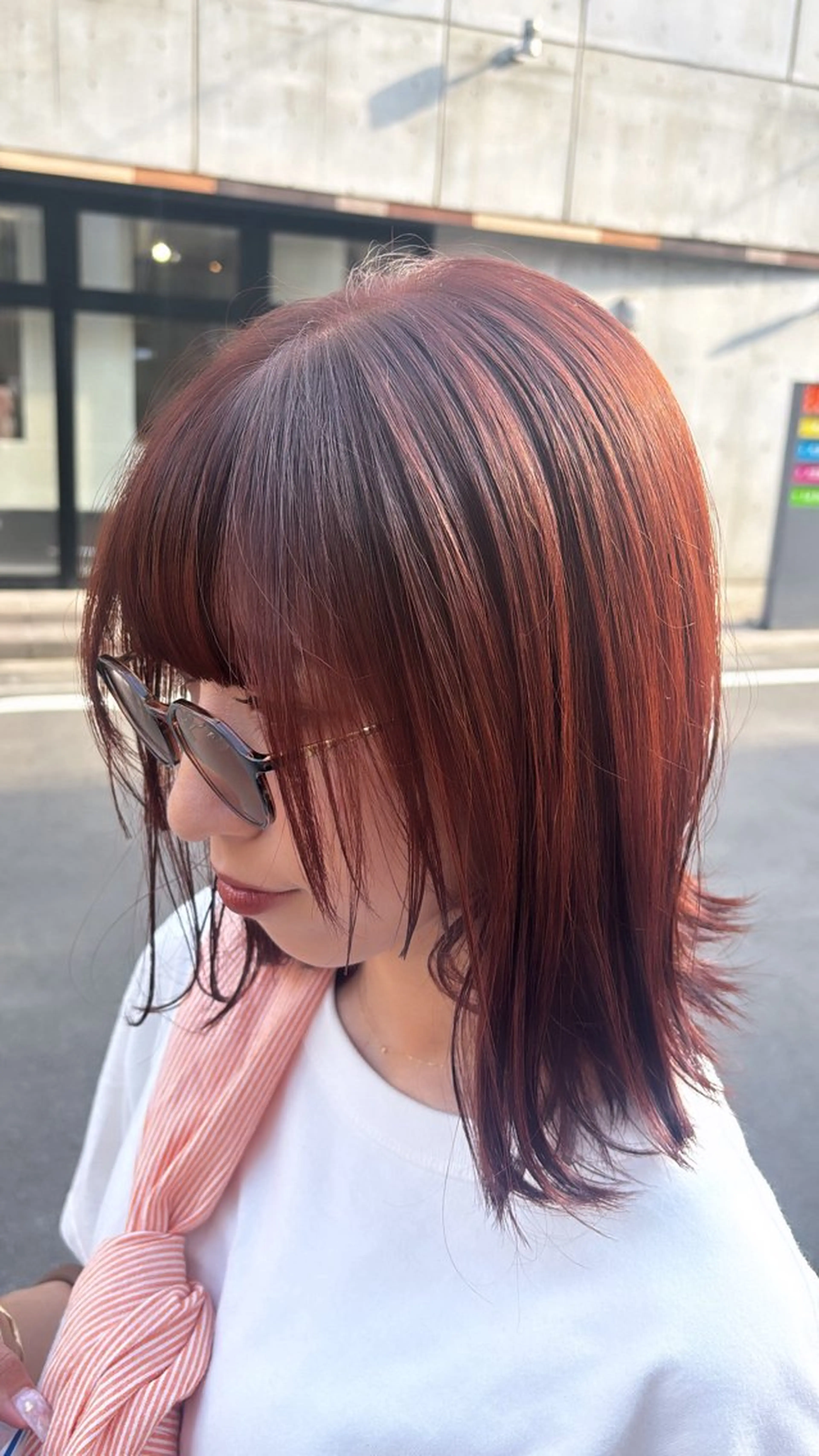 カラー ヘアカラー La luna所属・🐘おおうちみお🐘 /🍎暖色カラー🌸のヘアスタイル