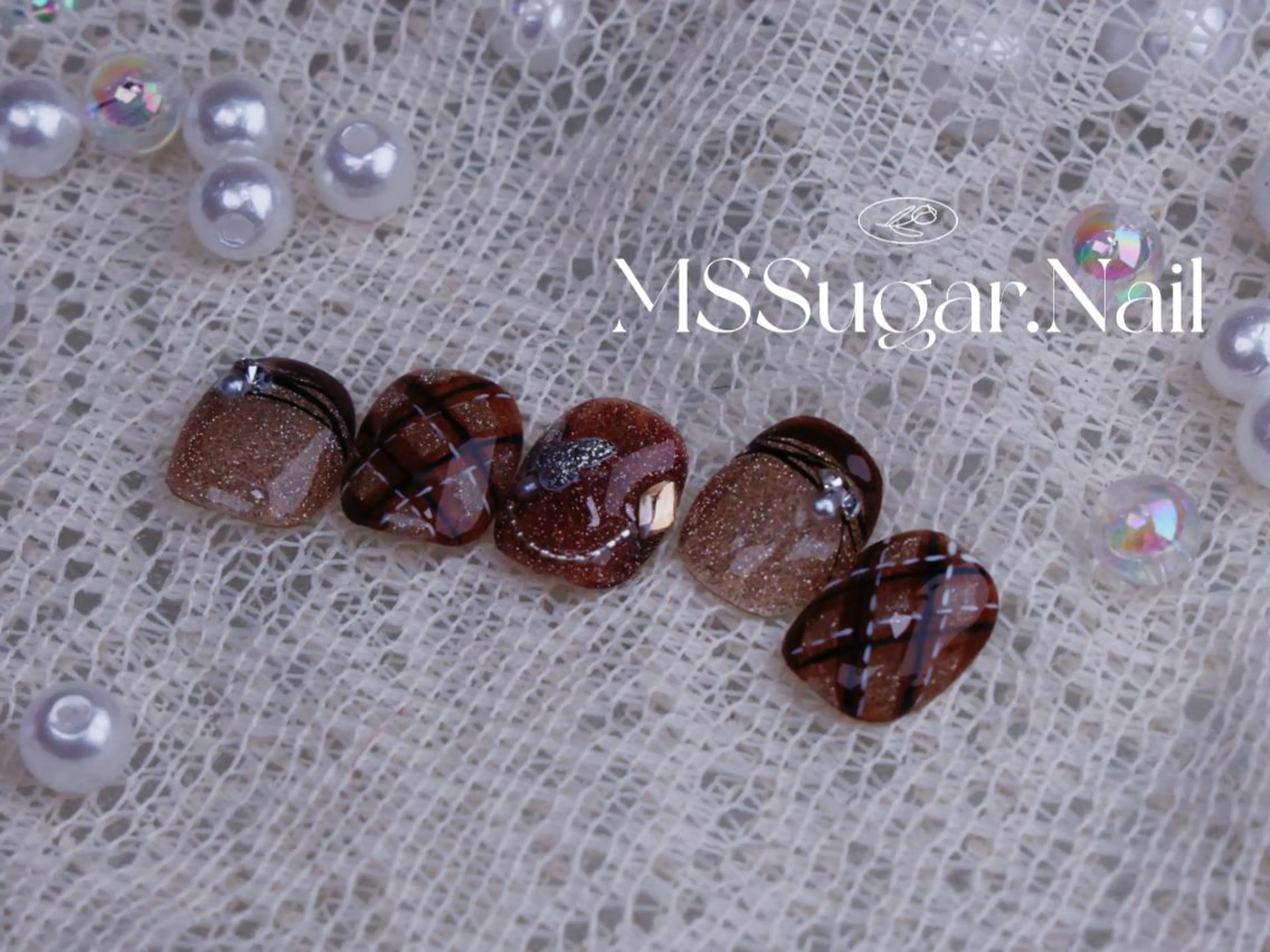 ネイル ハロウィン ロングネイル マグネットネイル スカルプネイル ネイルチップ ハンドネイル MSSugar Nailのネイルデザイン