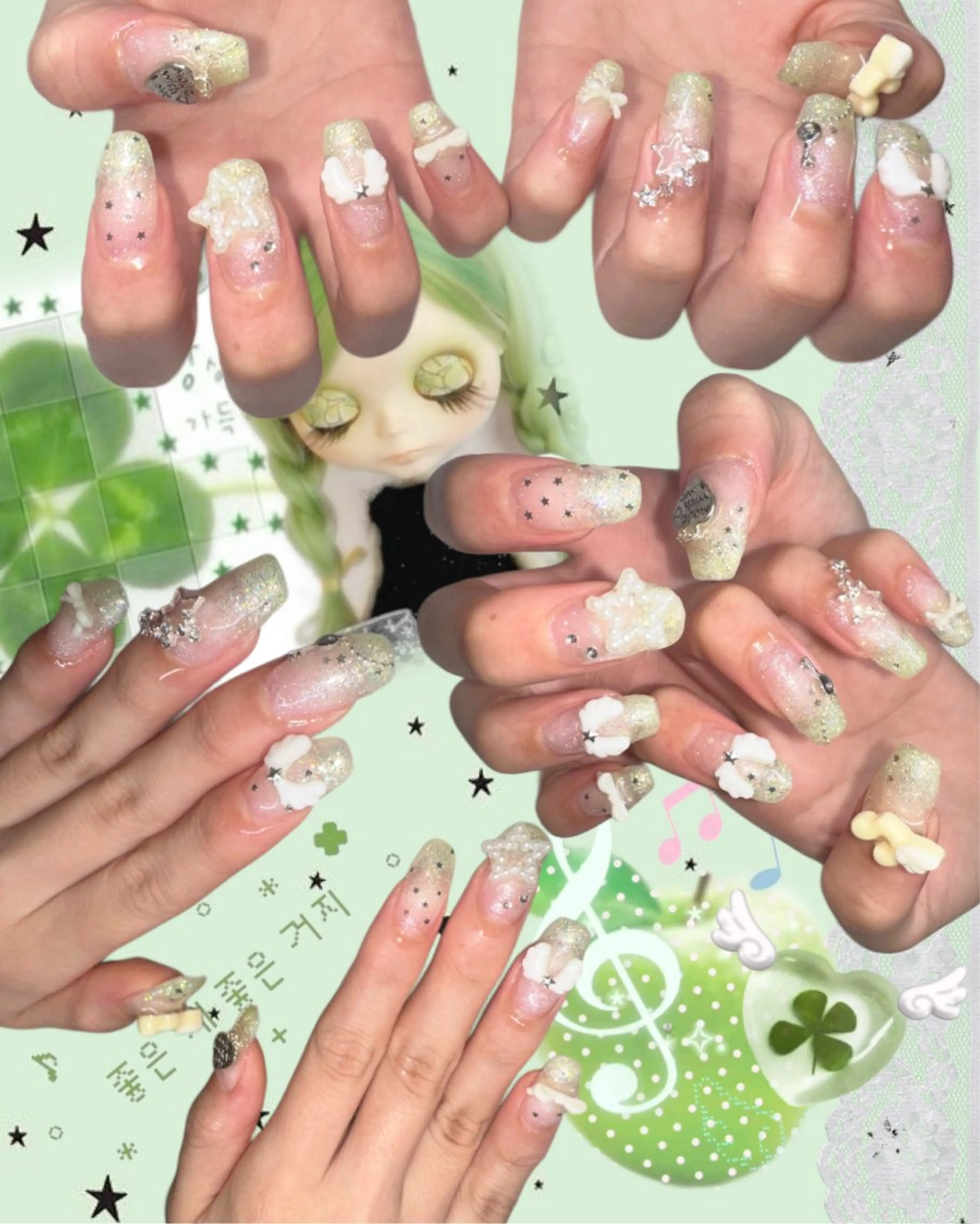 ꒰ঌウィッシュコアネイル໒꒱の写真