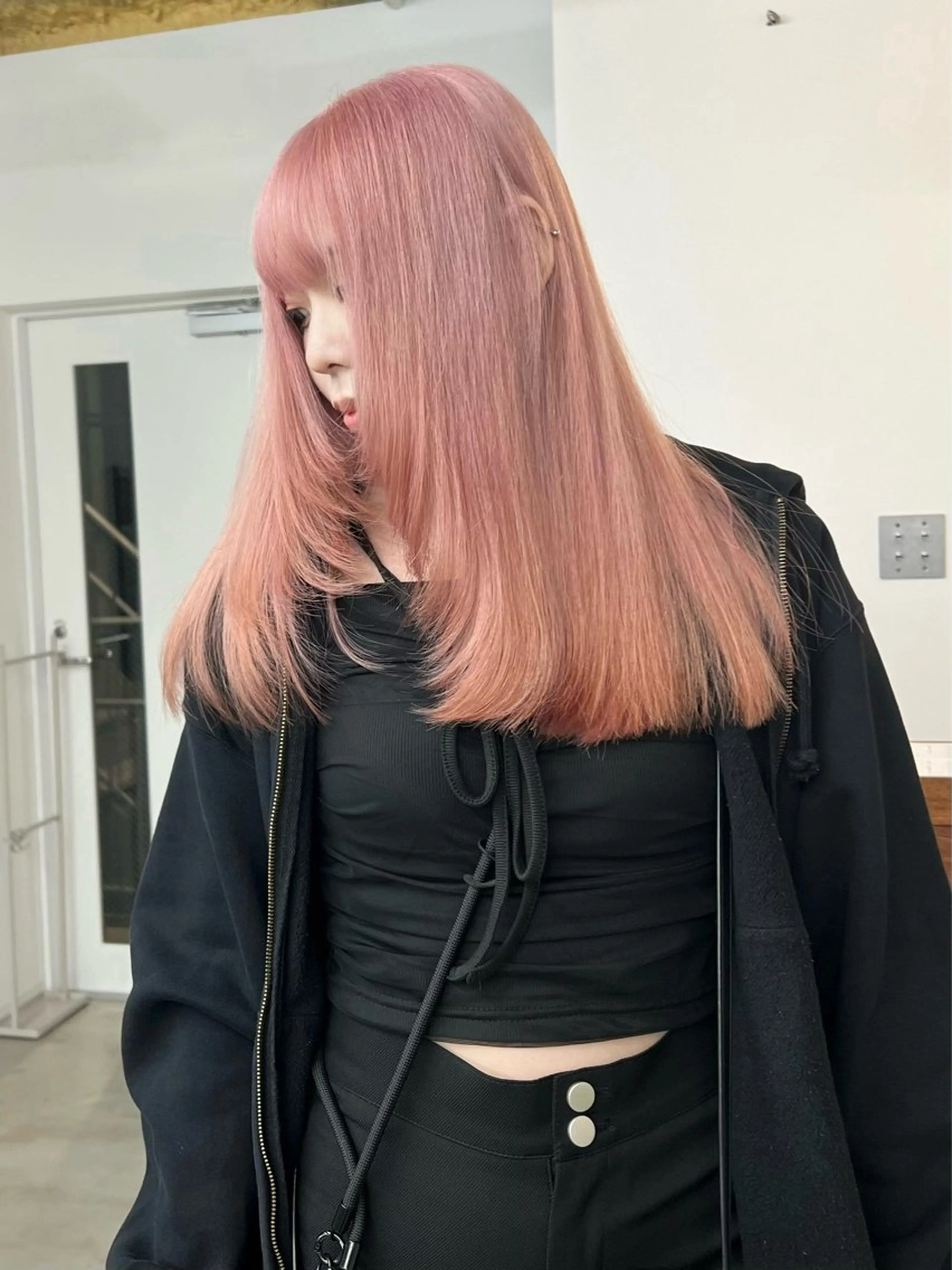 ミディアム いざわりお /梅田/ブリーチのヘアスタイル