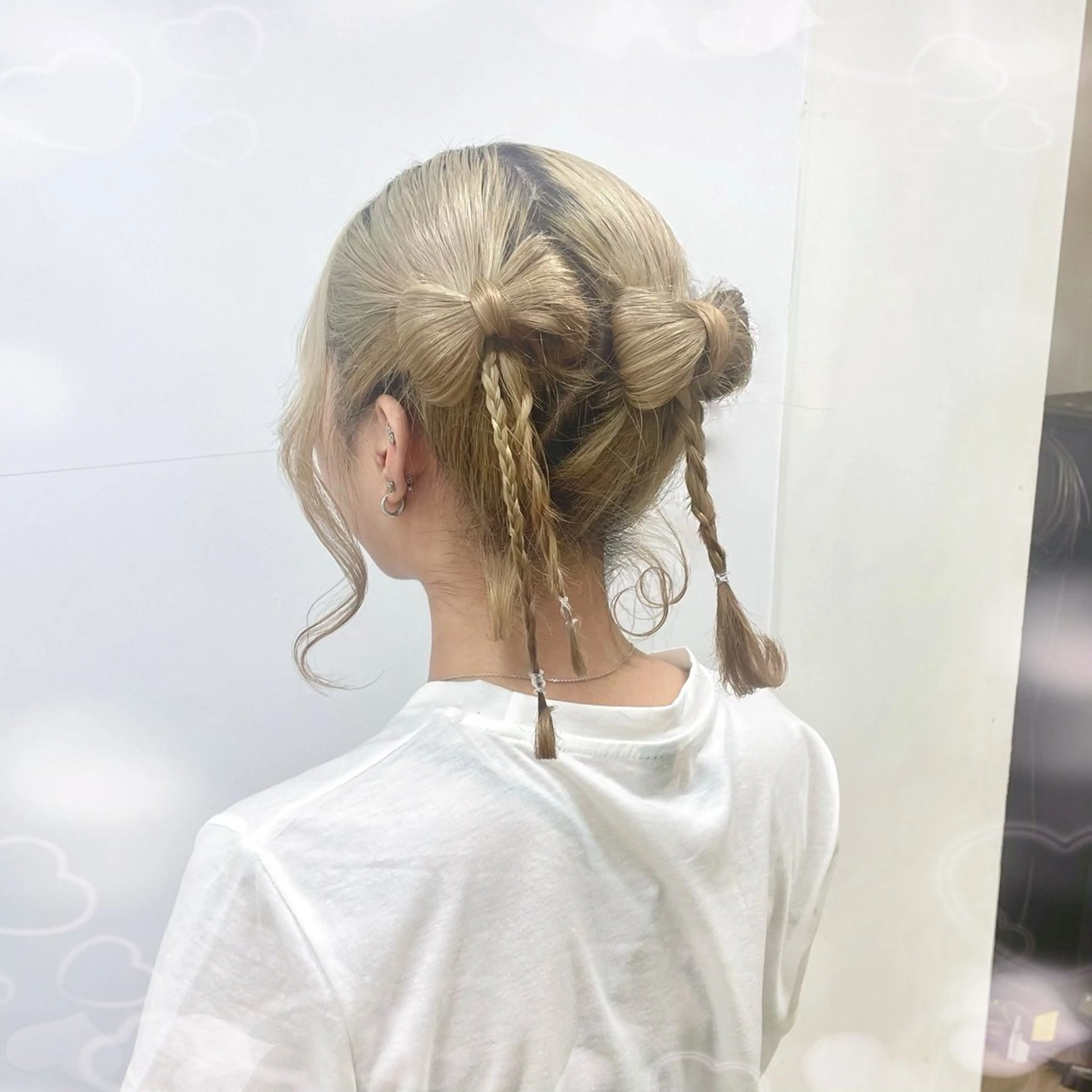 ヘアアレンジ ヘアセット 🎼2次元カラー ヘアメ たまみ🎀のヘアスタイル