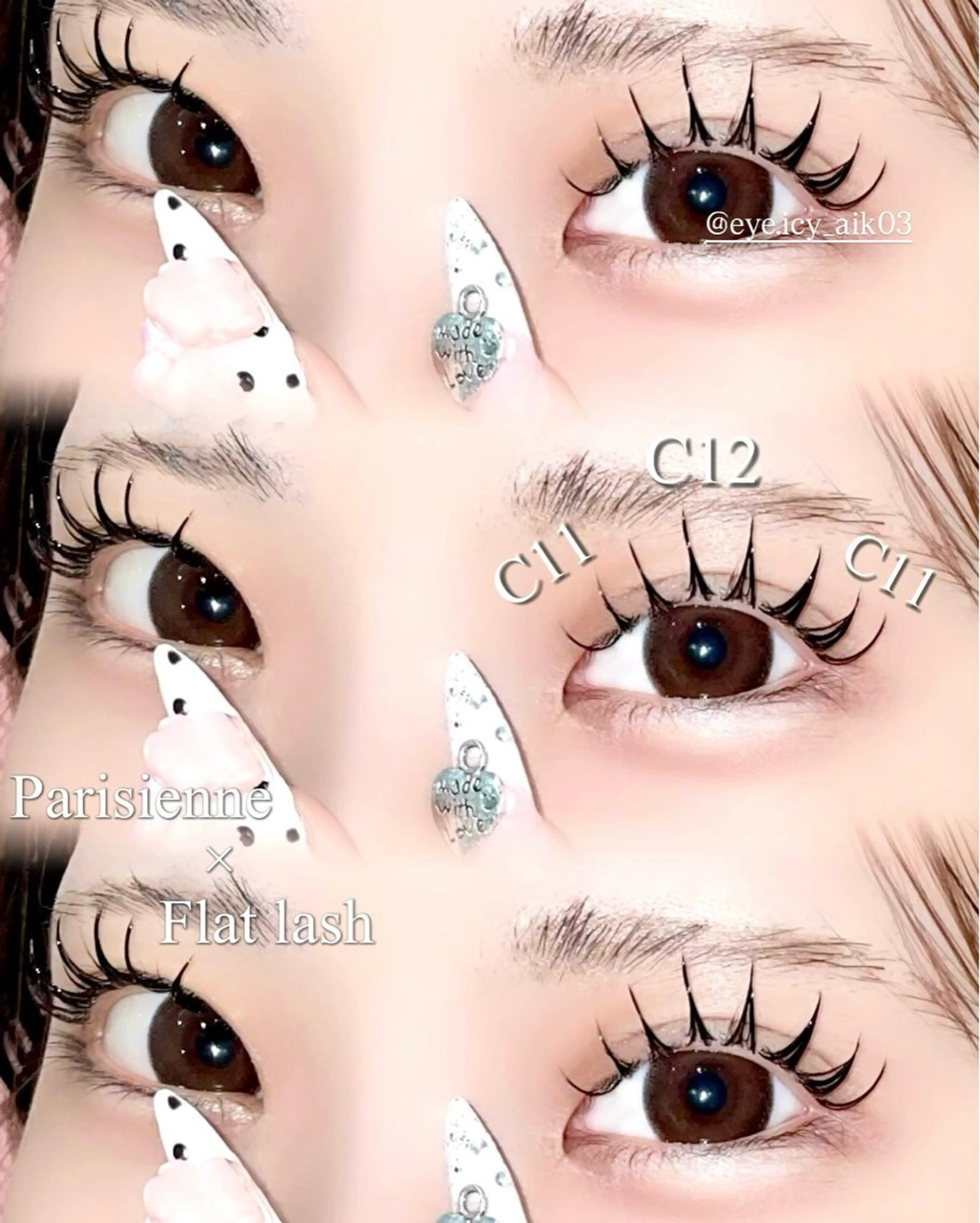 マツエク・マツパ マツエク beautysalonICY所属・ICY❁⃘eye aikaのマツエク・マツパデザイン